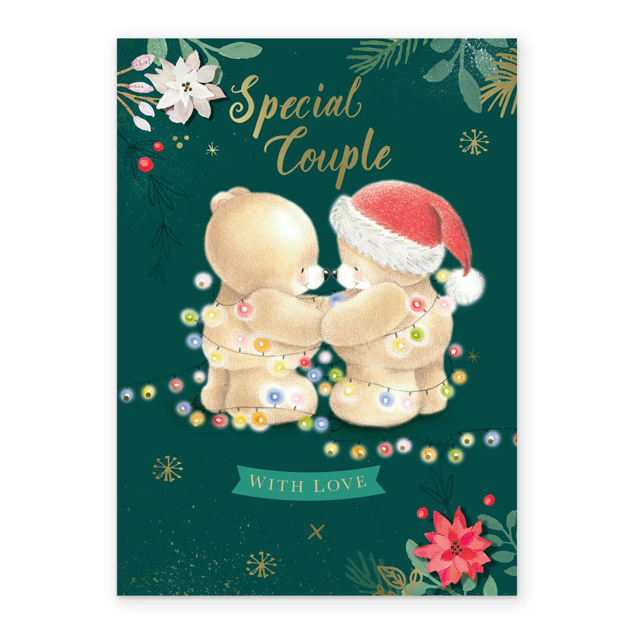 Personalised Special Couple Cute Forever Friends Christmas Card - Image 2