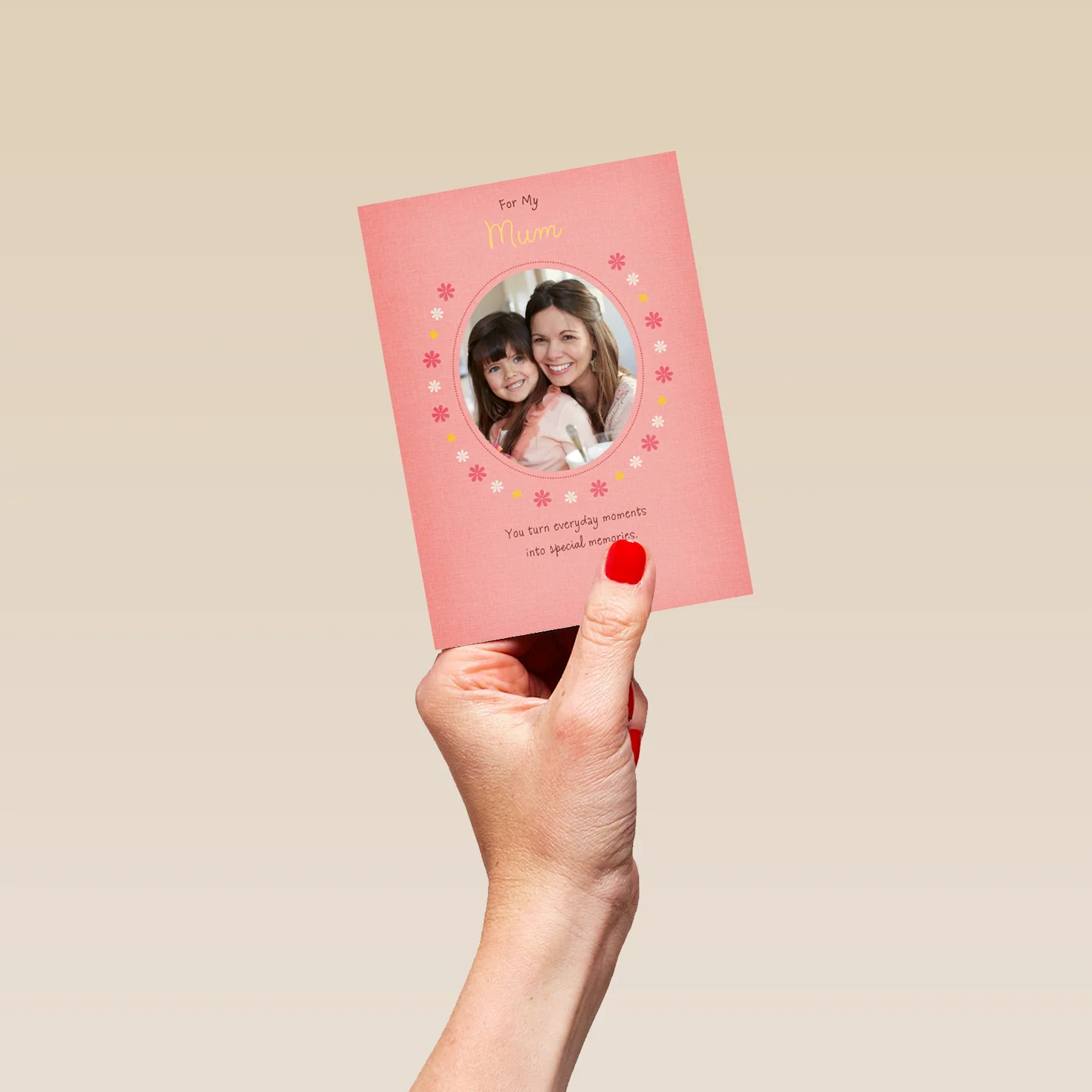 Personalised Special Memories Mother's Day Photo Upload Card For Mum - Image 4