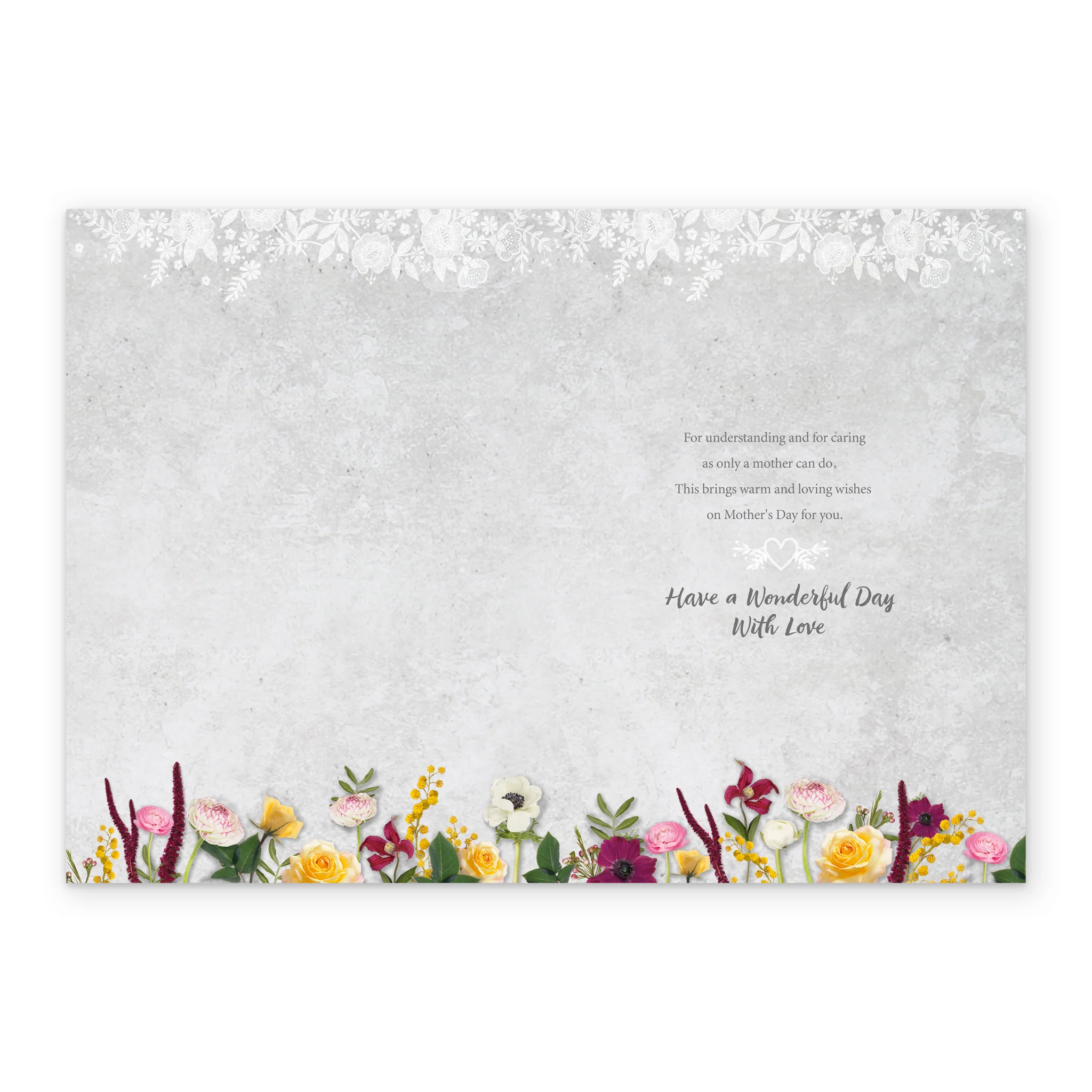 Personalised Special Mother Flowers Mother's Day Photo Upload Card - Image 3