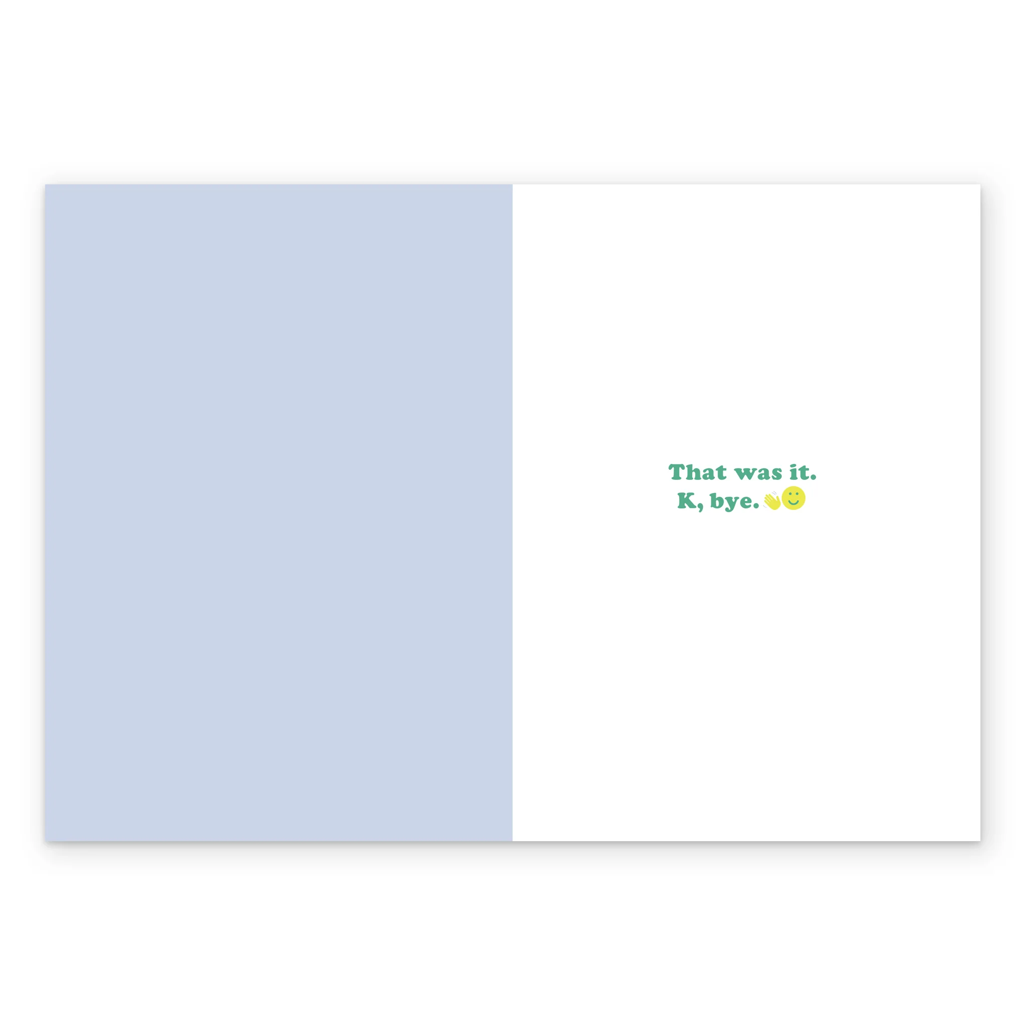 Personalised 'Speech Bubble' Just to Say Card - Image 3