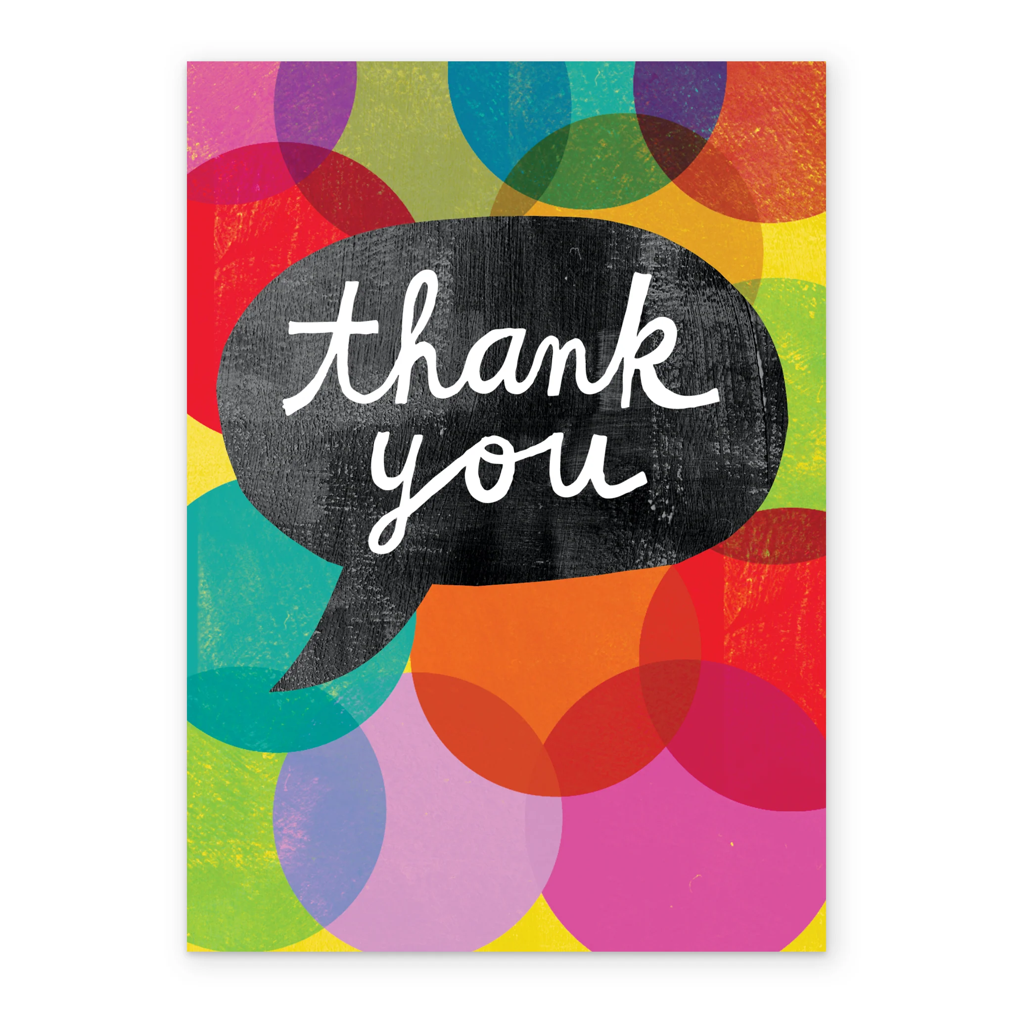 Personalised Speech Bubble Kaleidoscope Thank You Card - Image 2