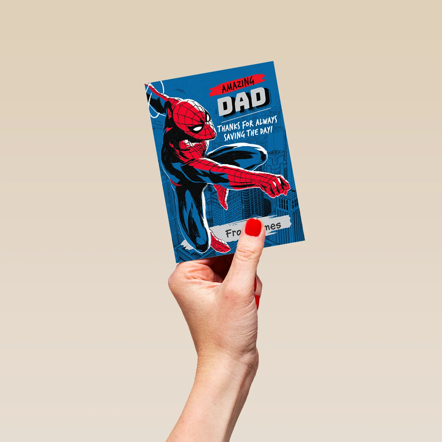 Personalised Spider-Man Dad Birthday Card - Image 4