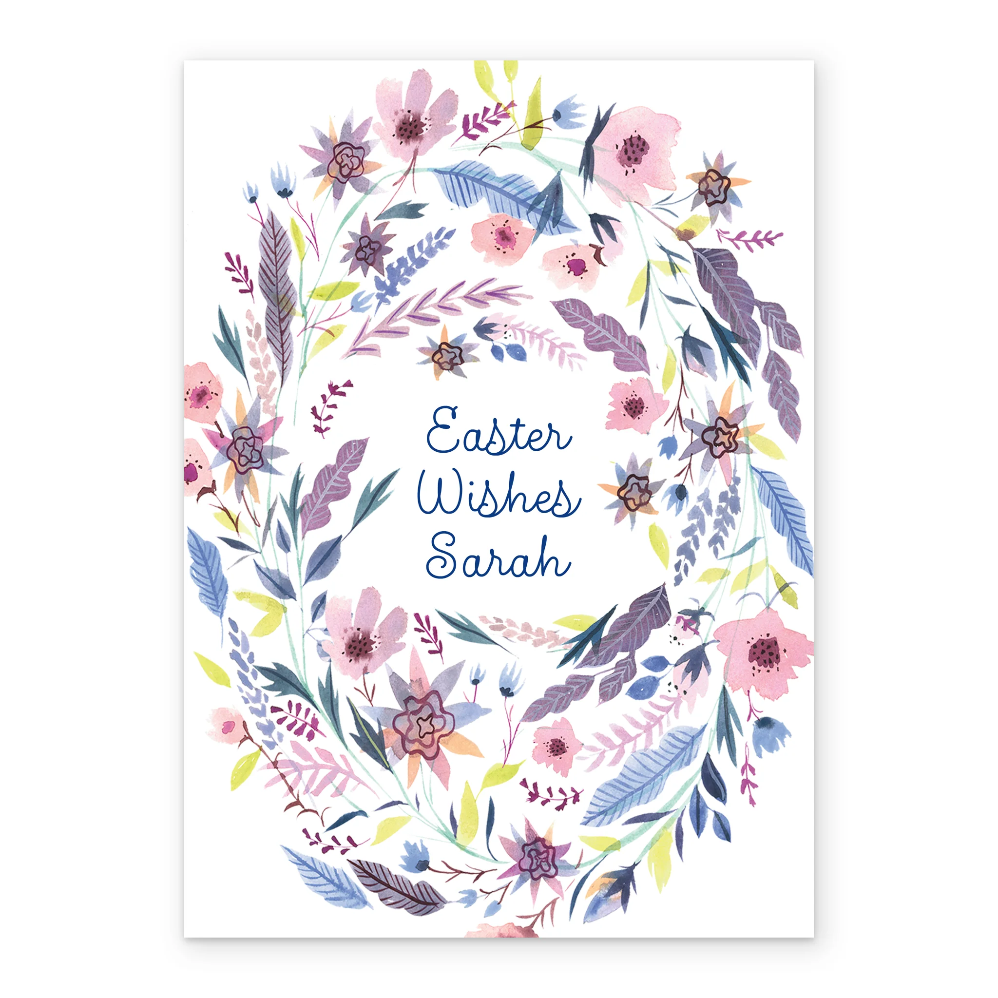 Personalised Spring Flower Egg Easter Card - Image 2