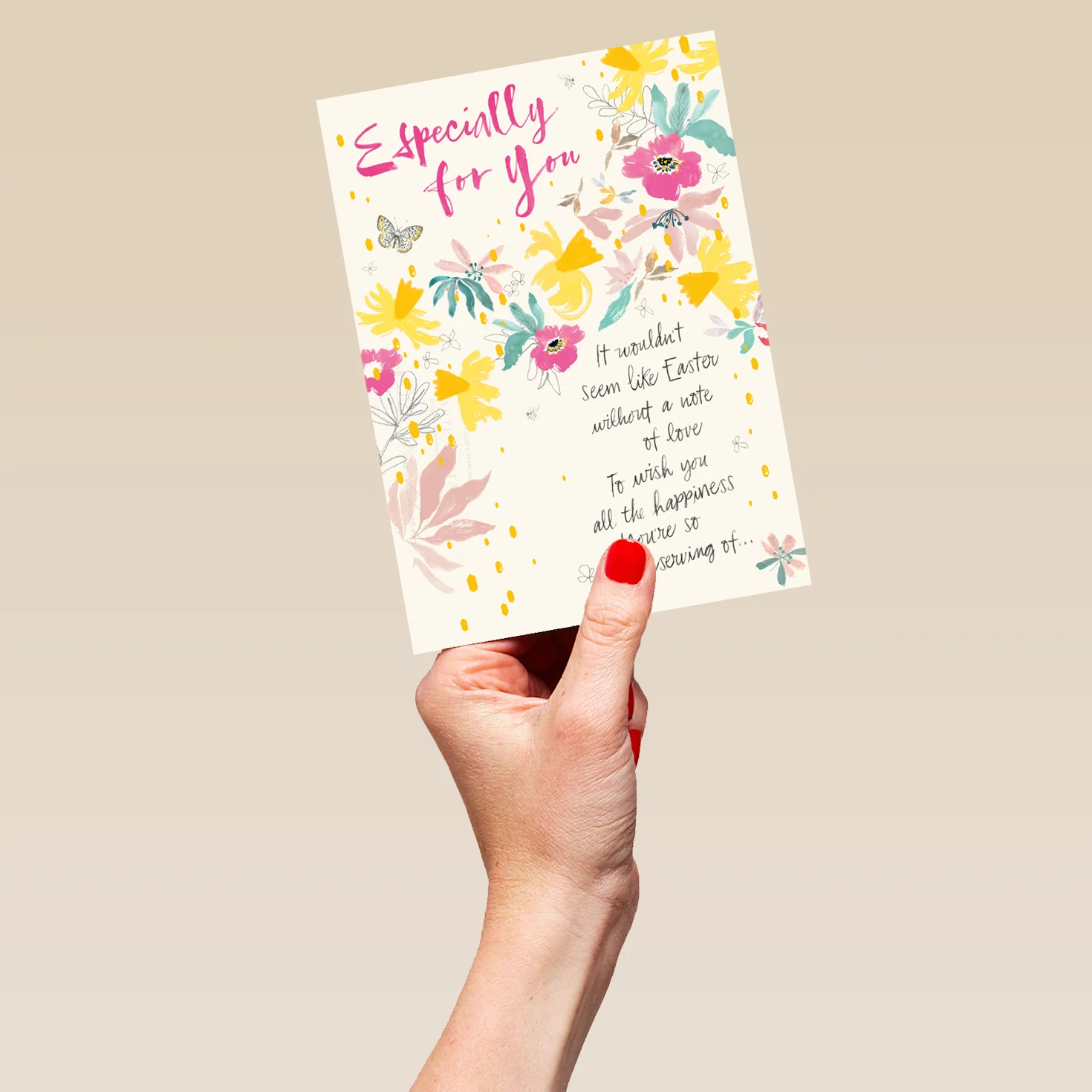 Personalised Spring Flowers Especially For You Easter Card - Image 5