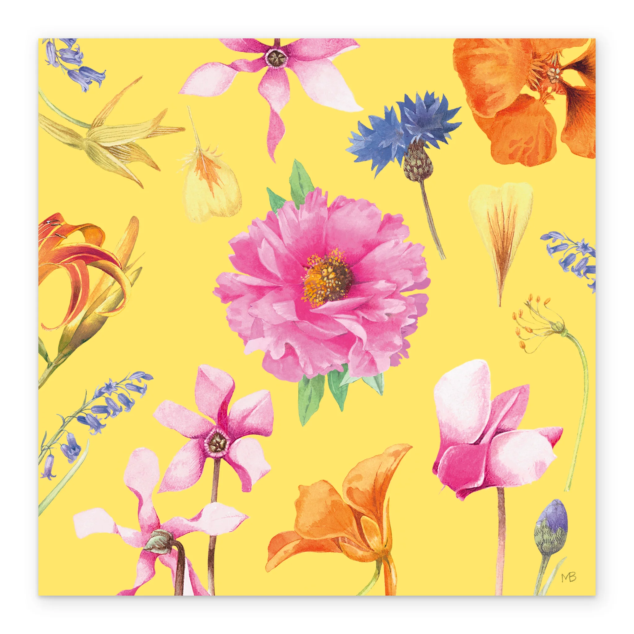 Personalised Spring Wildflowers Easter Card - Image 2
