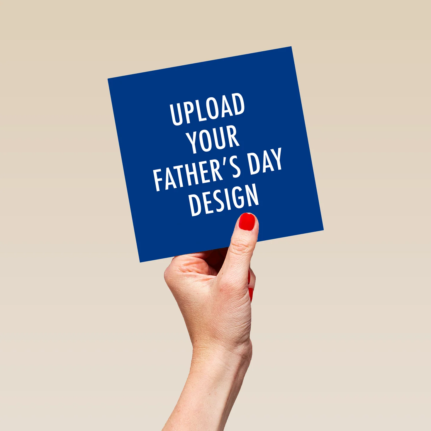 Personalised Square Create-Your-Own Photo Father's Day Card - Image 5