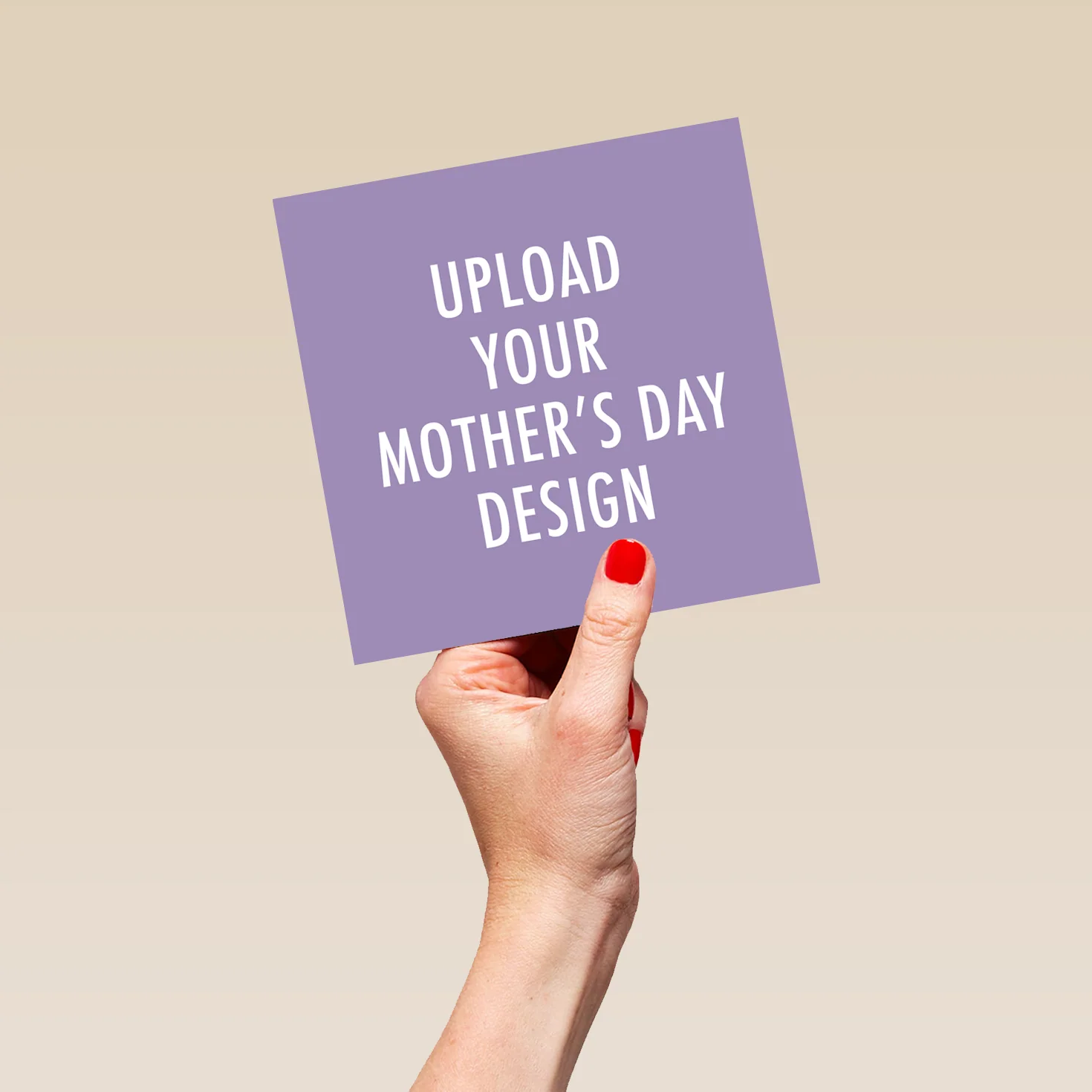 Personalised Square Create-Your-Own Photo Mother's Day Card - Image 5