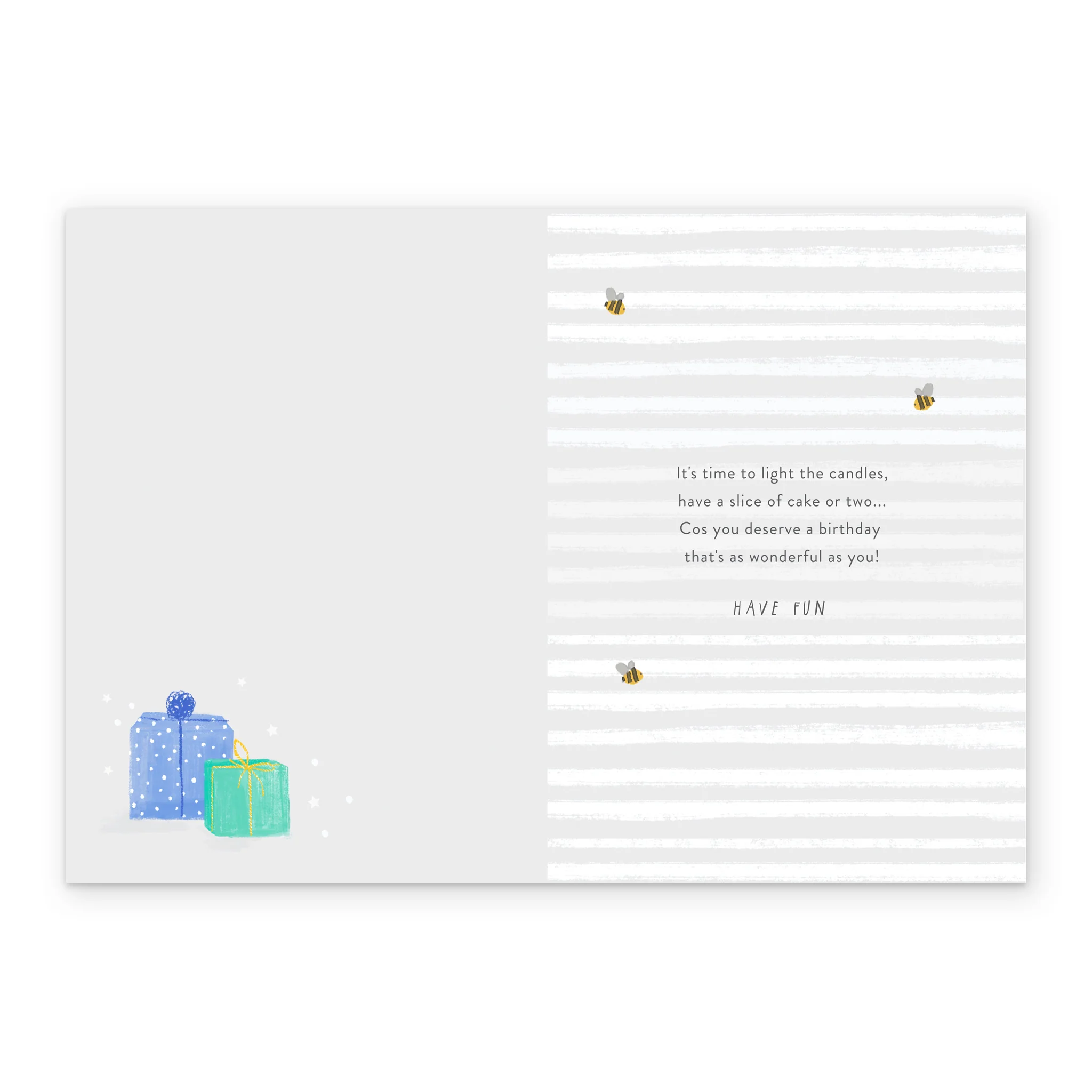 Personalised Star Hooray Cute Bear Birthday Card - Image 3