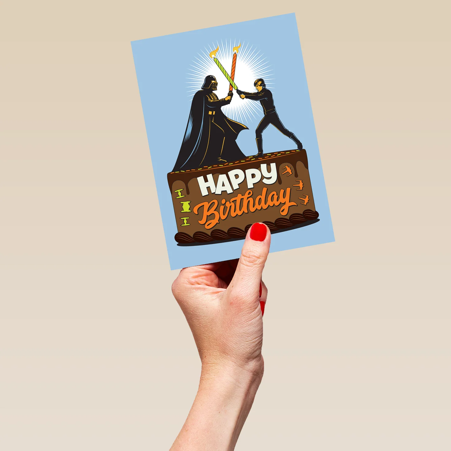Personalised Star Wars™ Battle Scene Birthday Card - Image 5