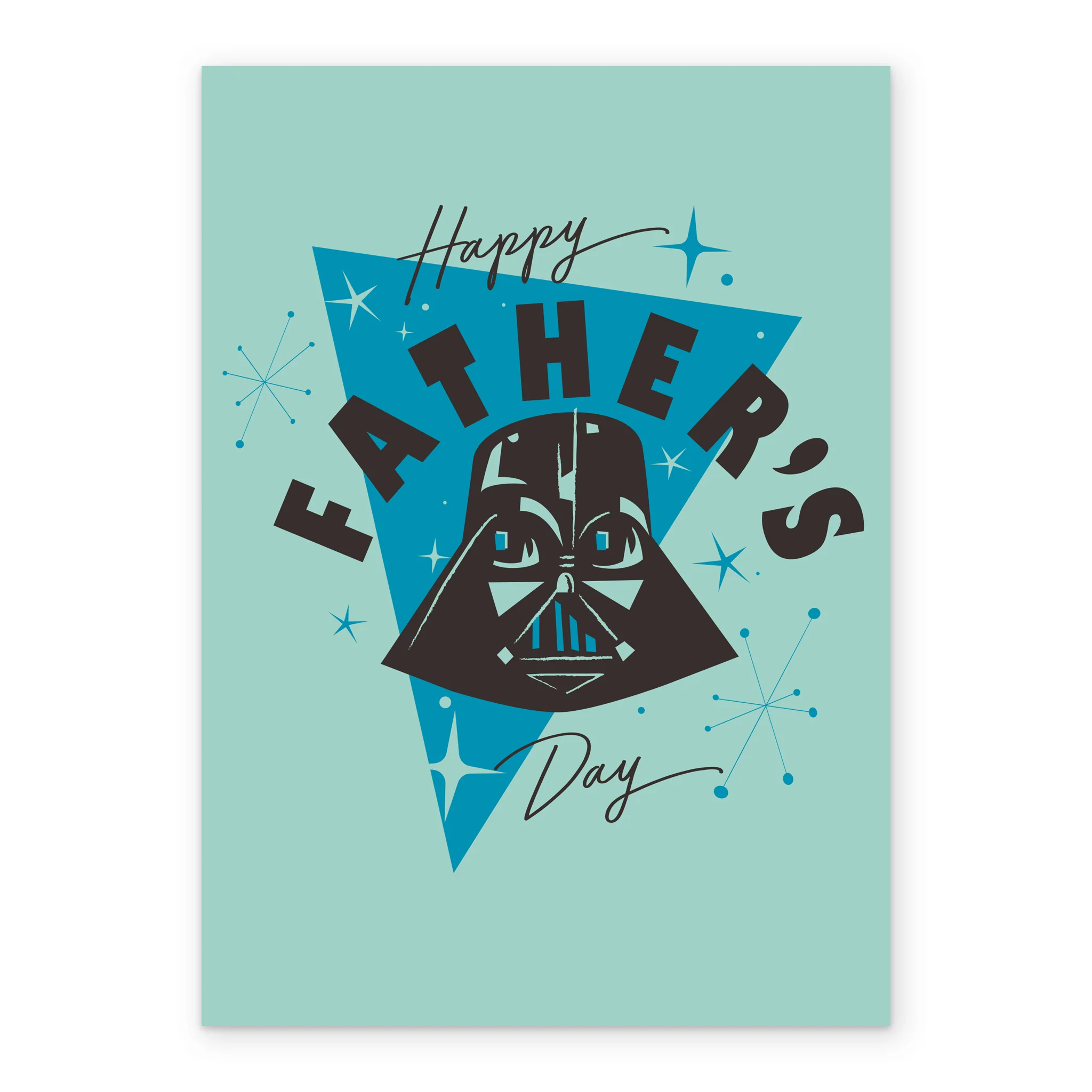 Personalised Star Wars™ Classic Retro Darth Vader Father's Day Card - Image 2