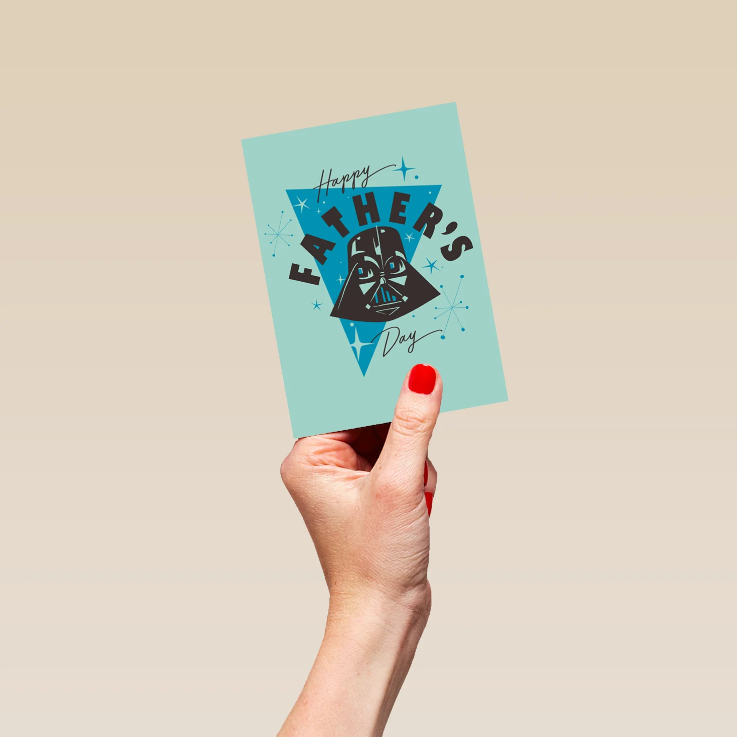 Personalised Star Wars™ Classic Retro Darth Vader Father's Day Card - Image 4