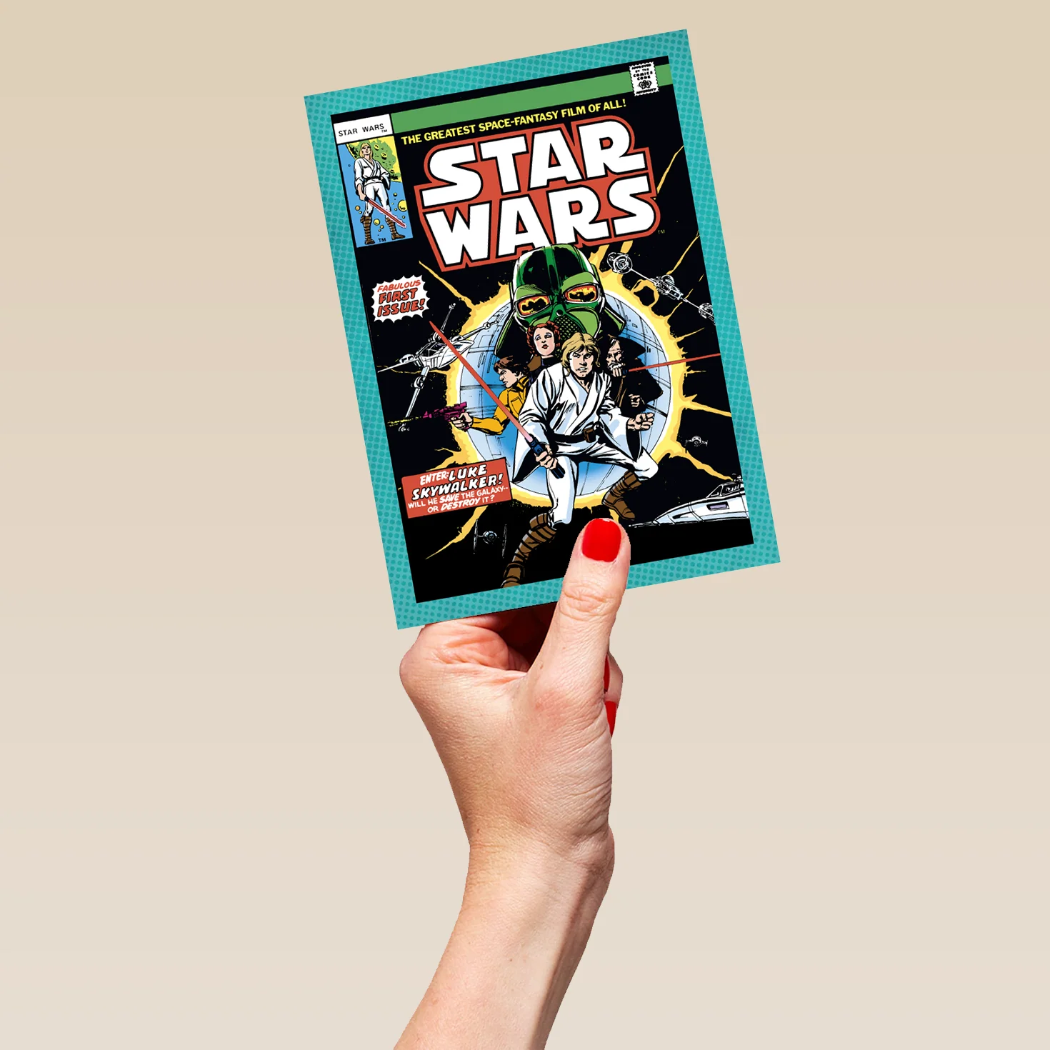 Personalised Star Wars™ Comic Book Father's Day Card - Image 5