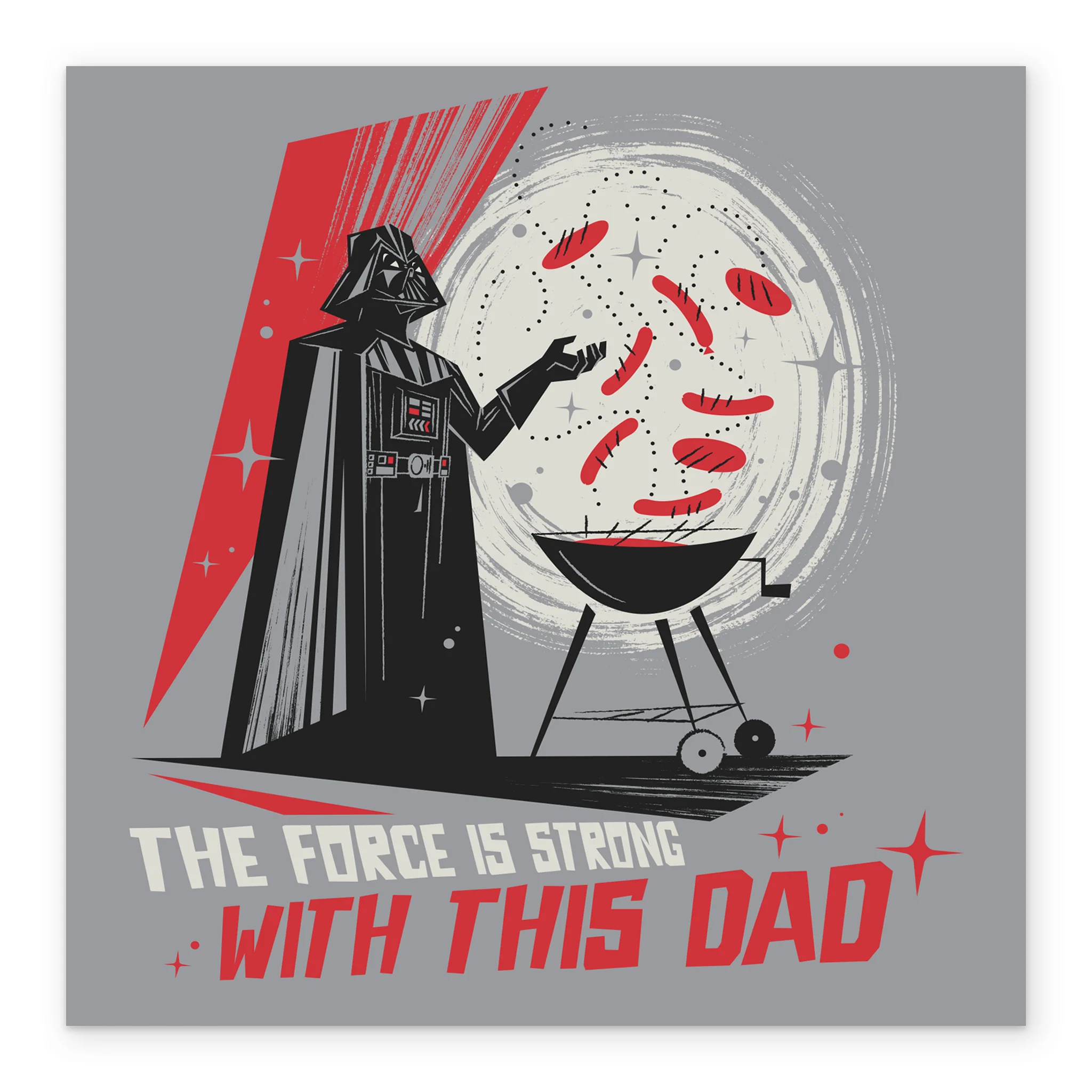 Personalised Star Wars™ Darth Vader Grill Father's Day Card for Dad - Image 2