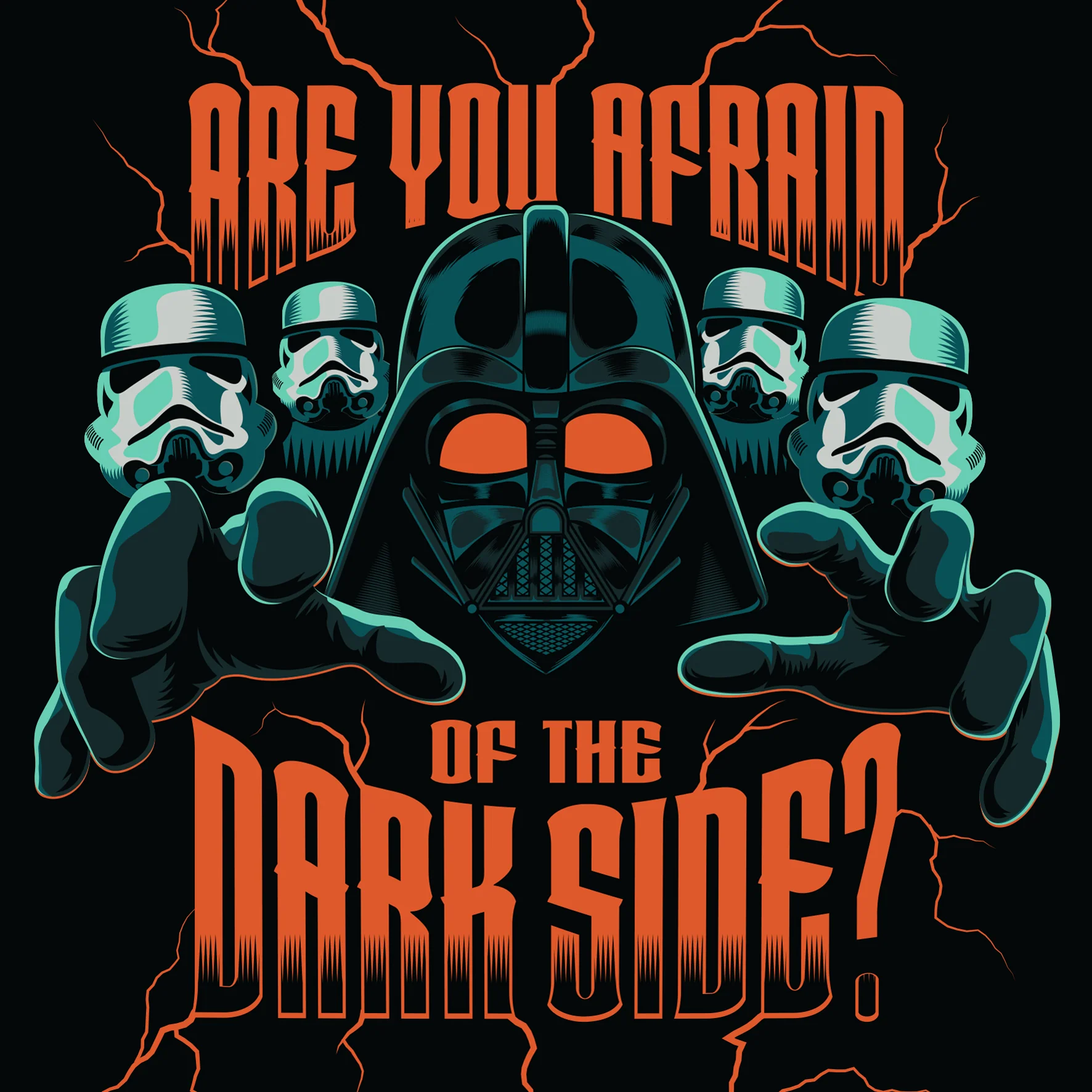 Personalised Star Wars™ Darth Vader Halloween Card