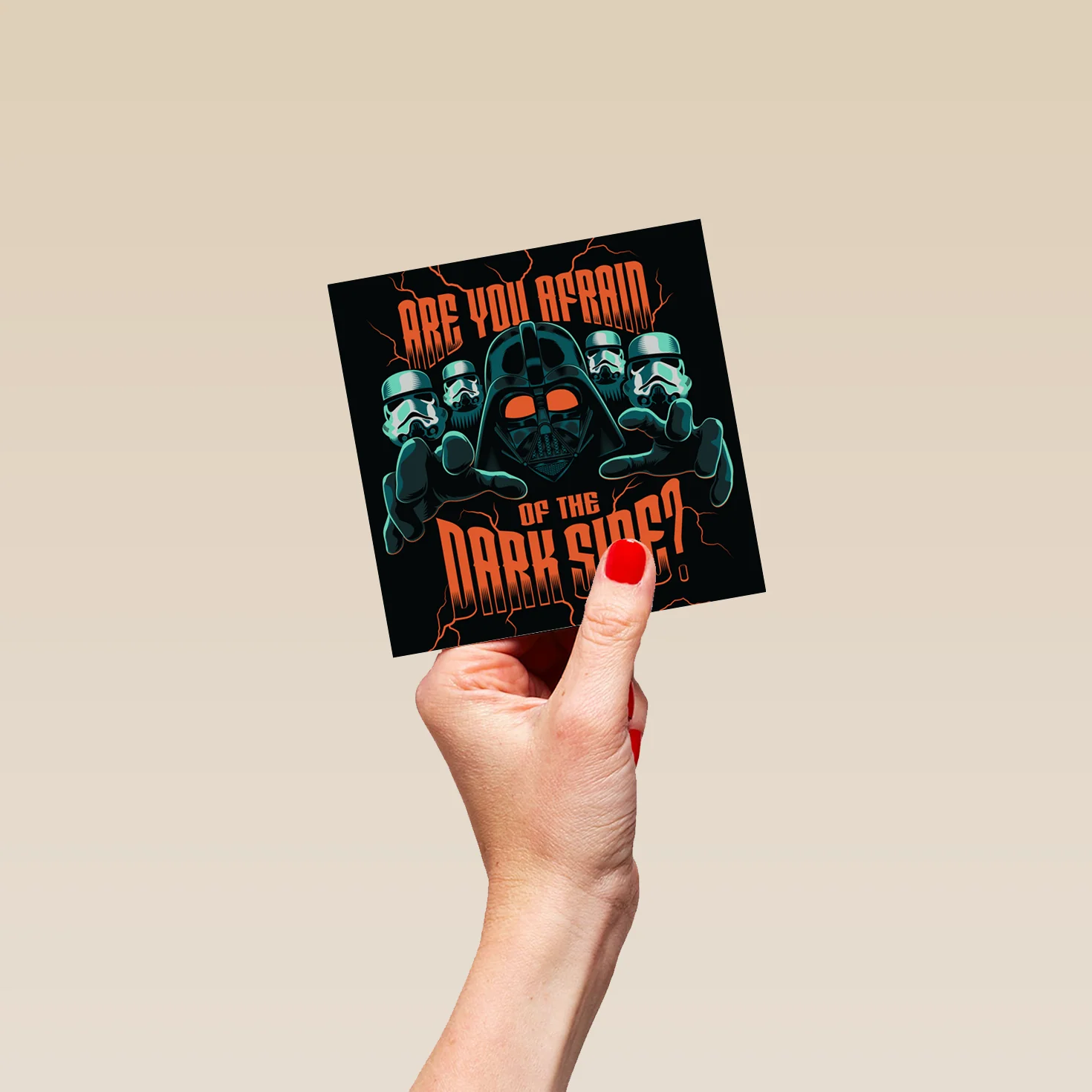 Personalised Star Wars™ Darth Vader Halloween Card - Image 4