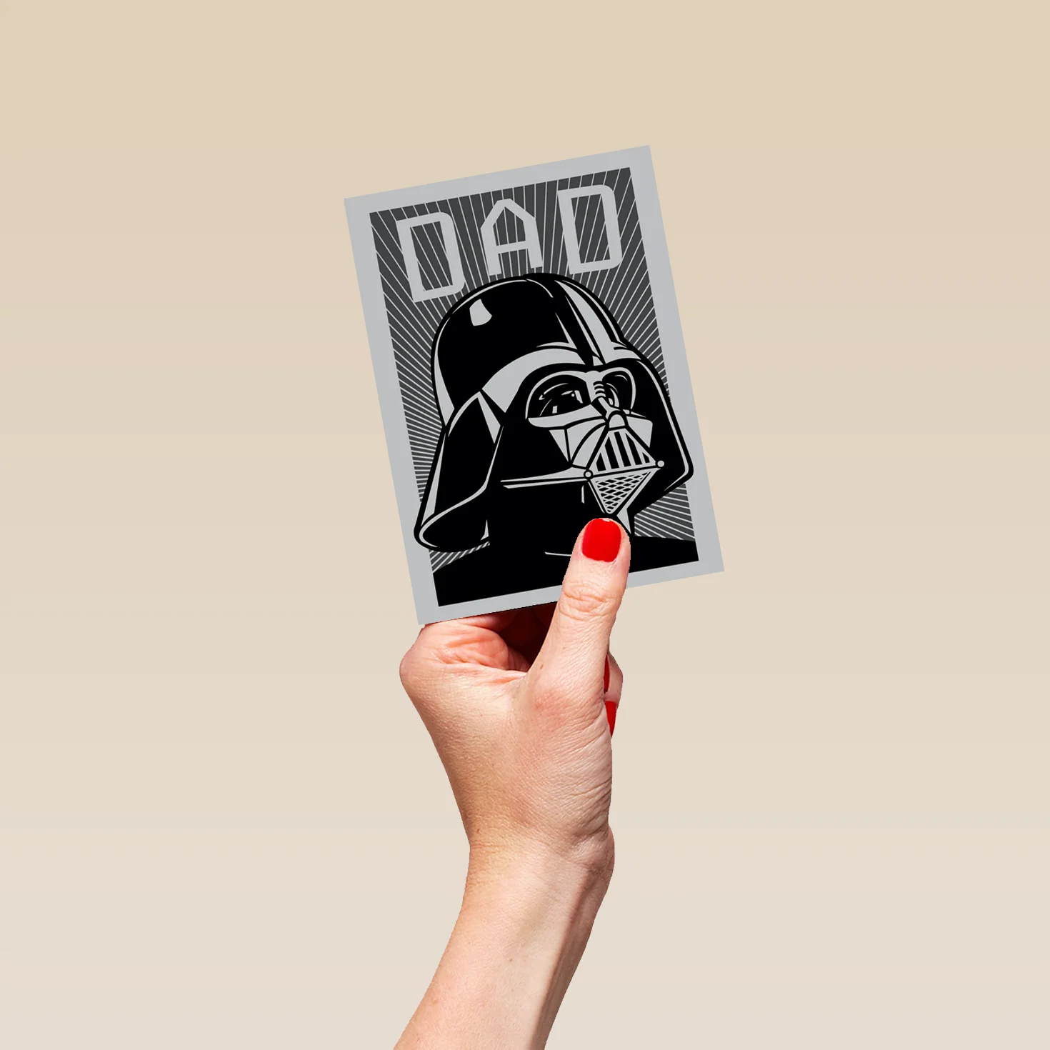 Personalised Star Wars™ Darth Vader Illustration Birthday Card for Dad - Image 4