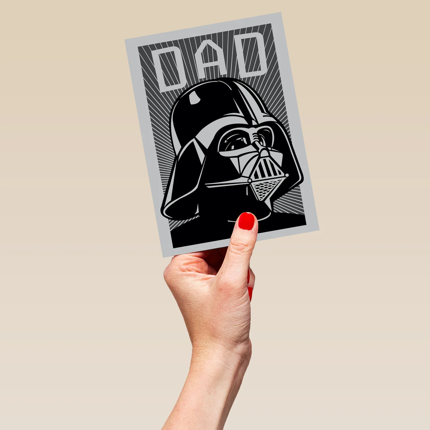 Personalised Star Wars™ Darth Vader Illustration Birthday Card for Dad - Image 5