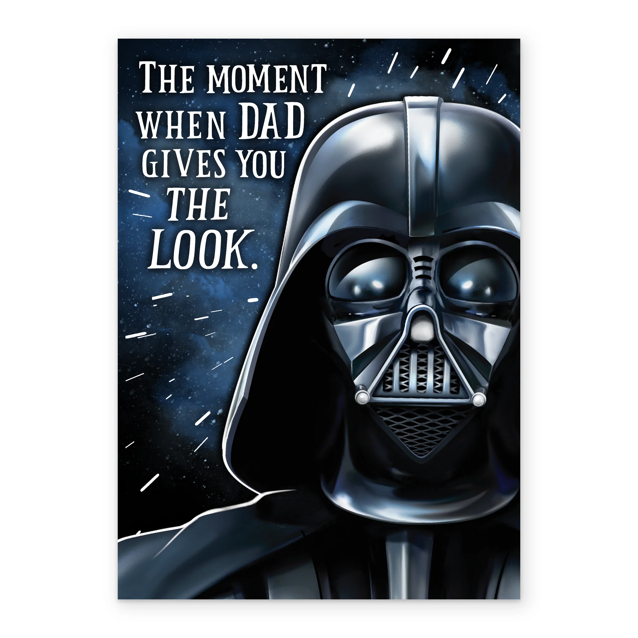 Personalised Star Wars™ Darth Vader Look Father's Day Card For Dad - Image 2