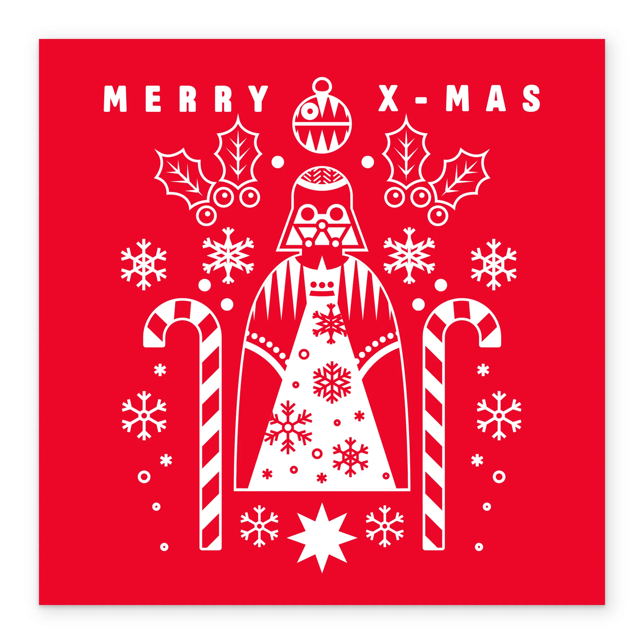 Personalised Star Wars™ Festive Darth Vader Christmas Card - Image 2