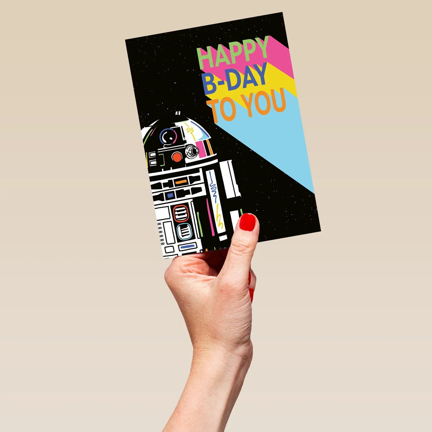 Personalised Star Wars™ R2-D2 'Happy B-Day' Birthday Card - Image 5