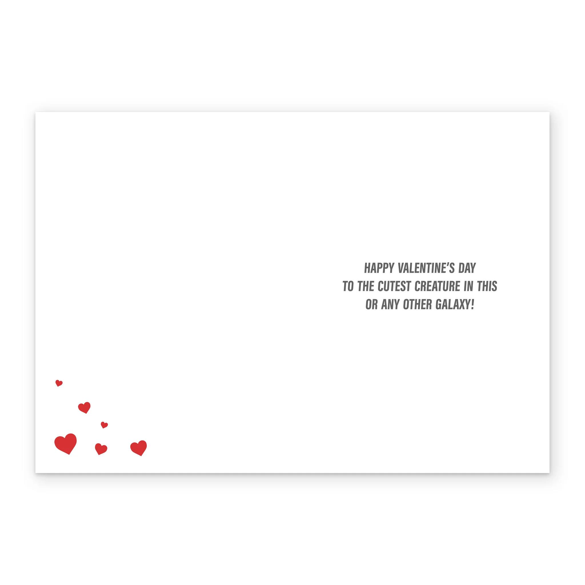 Personalised Star Wars™ The Mandalorian™ Grogu Love Hearts Valentine's Day Card - Image 3