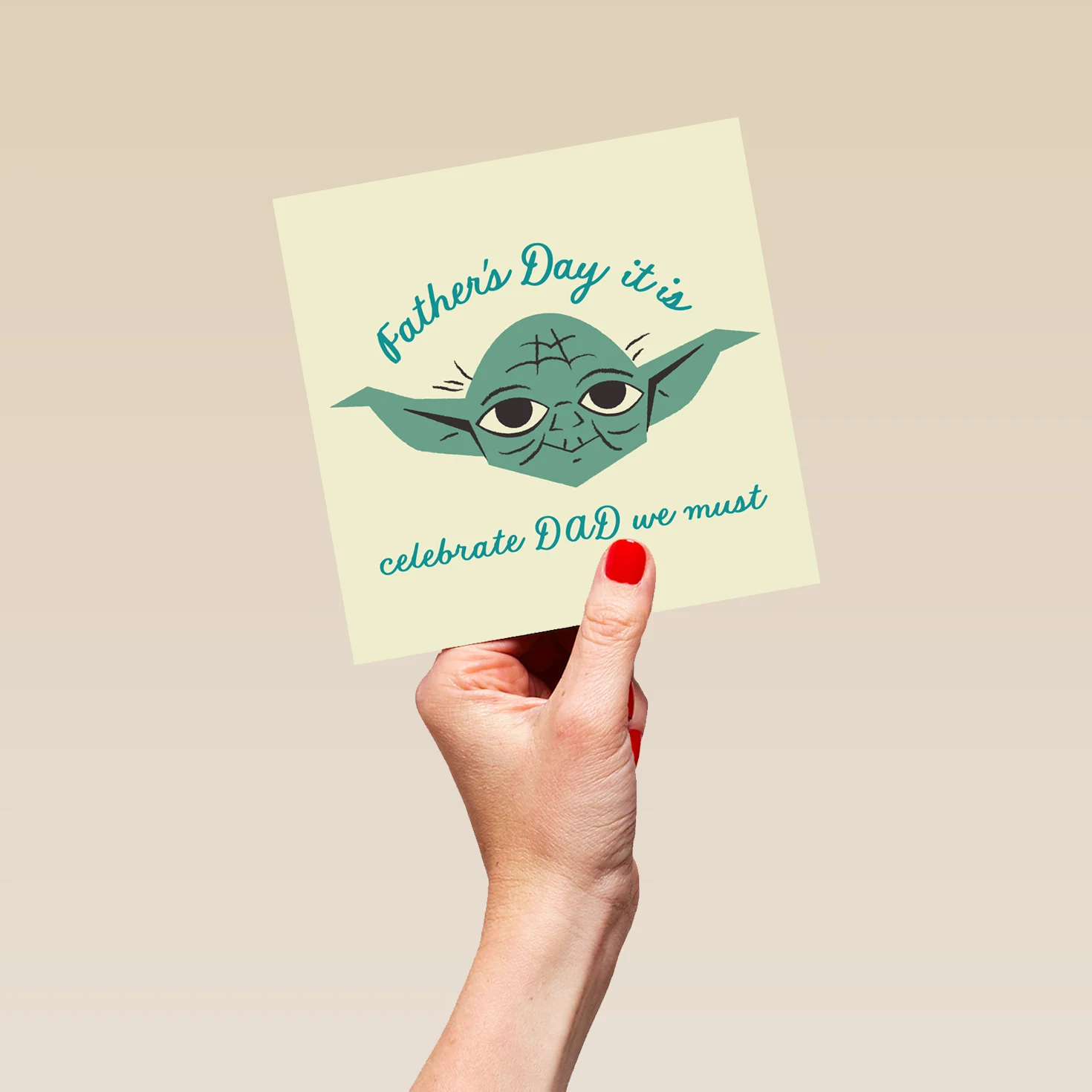 Personalised Star Wars™ Yoda Father's Day Card - Image 5