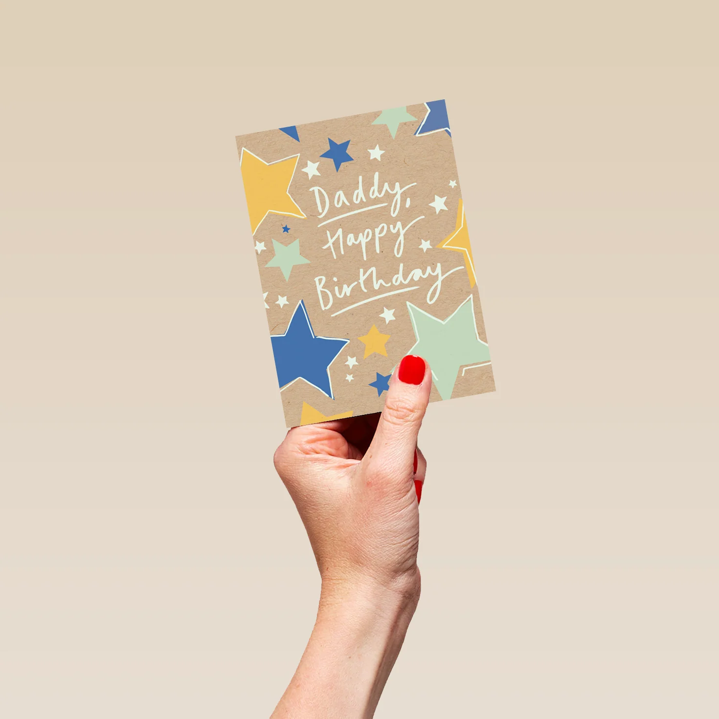 Personalised Stars Daddy Birthday Card - Image 4