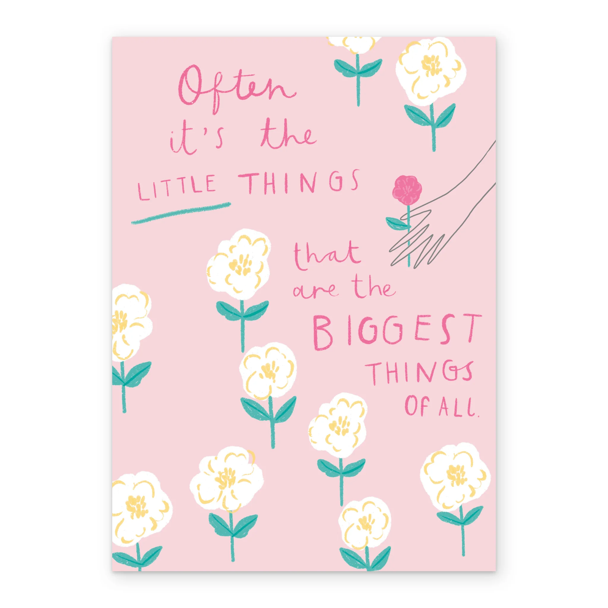 Personalised State Of Kind Flowers Thank You Card - Image 2