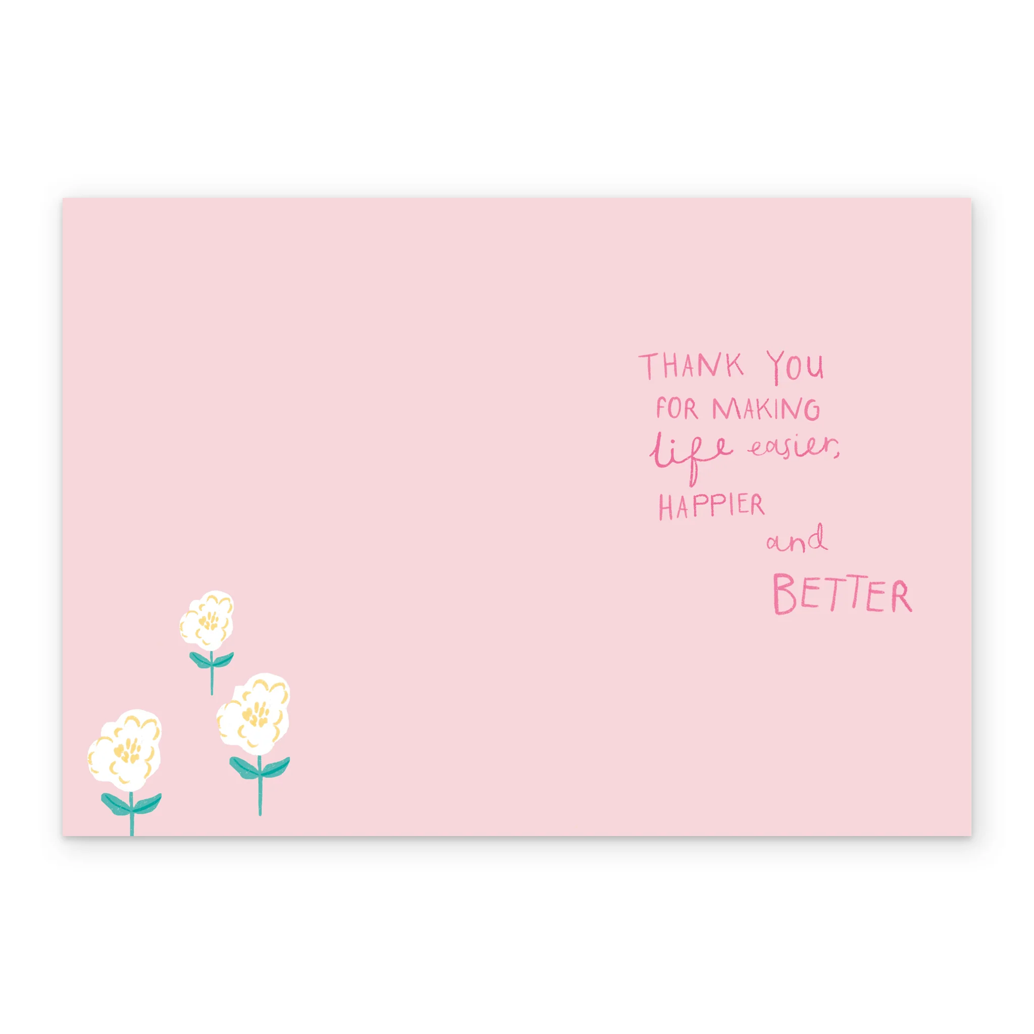 Personalised State Of Kind Flowers Thank You Card - Image 3