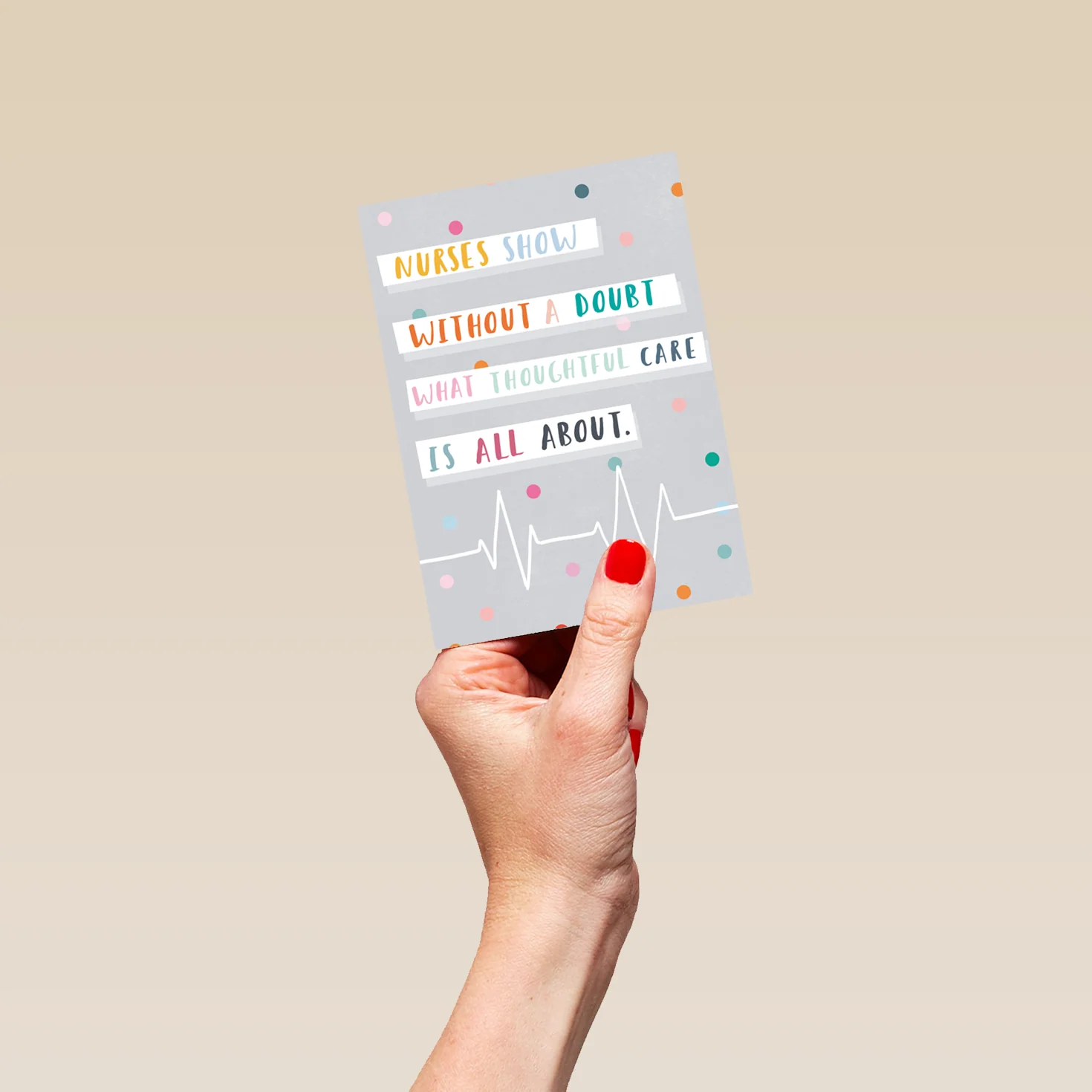 Personalised State Of Kind Nurse Thank You Card - Image 4