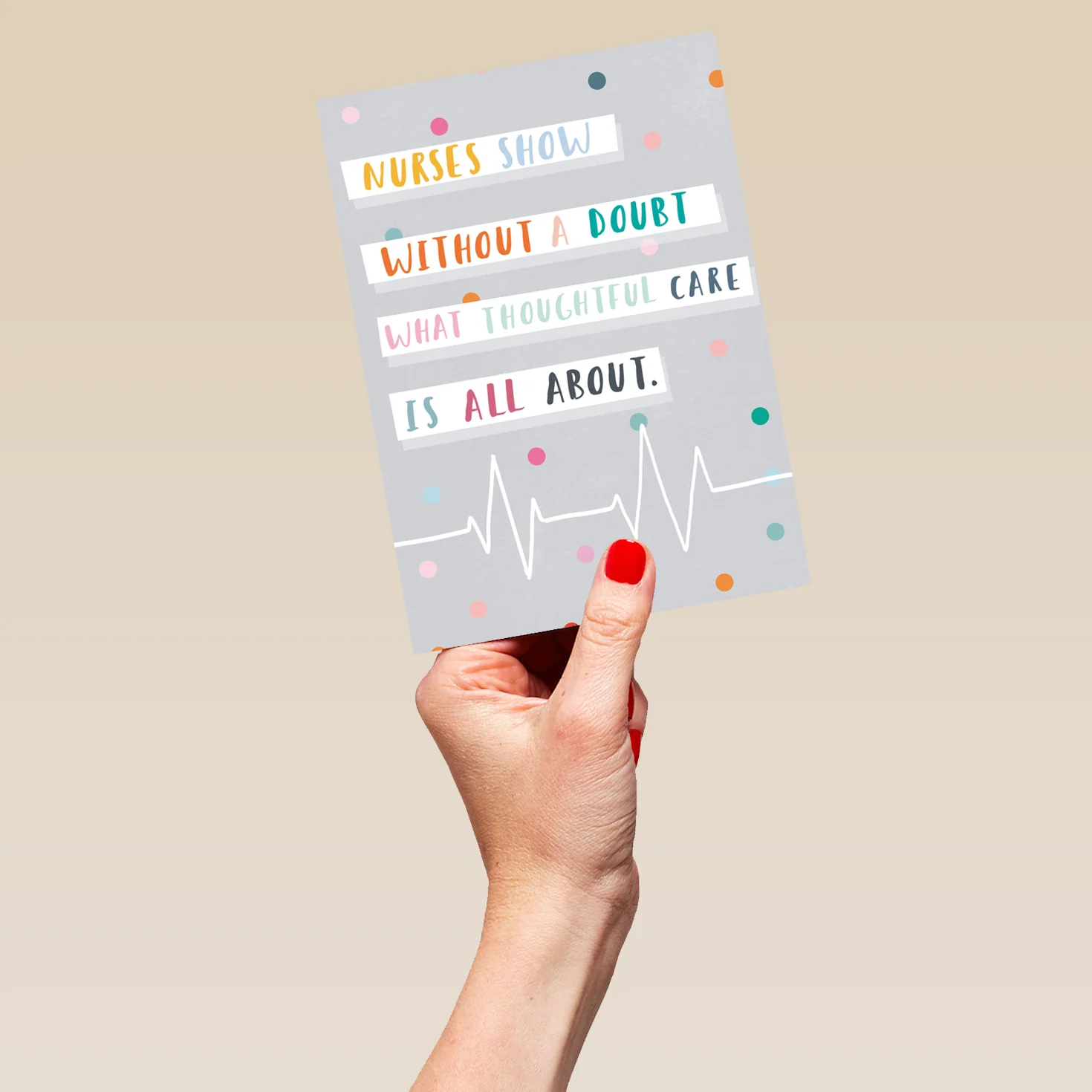 Personalised State Of Kind Nurse Thank You Card - Image 5