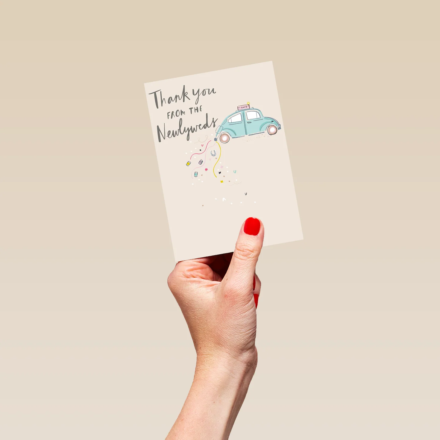 Personalised State Of Kind Wedding Thank You Card - Image 4