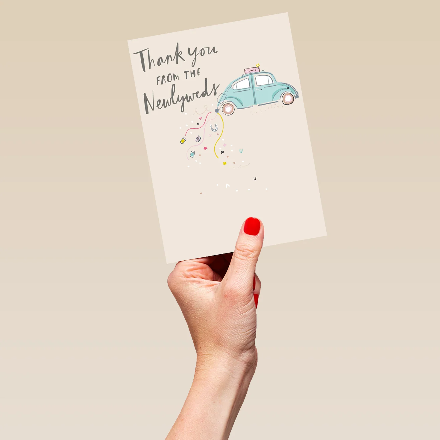 Personalised State Of Kind Wedding Thank You Card - Image 5