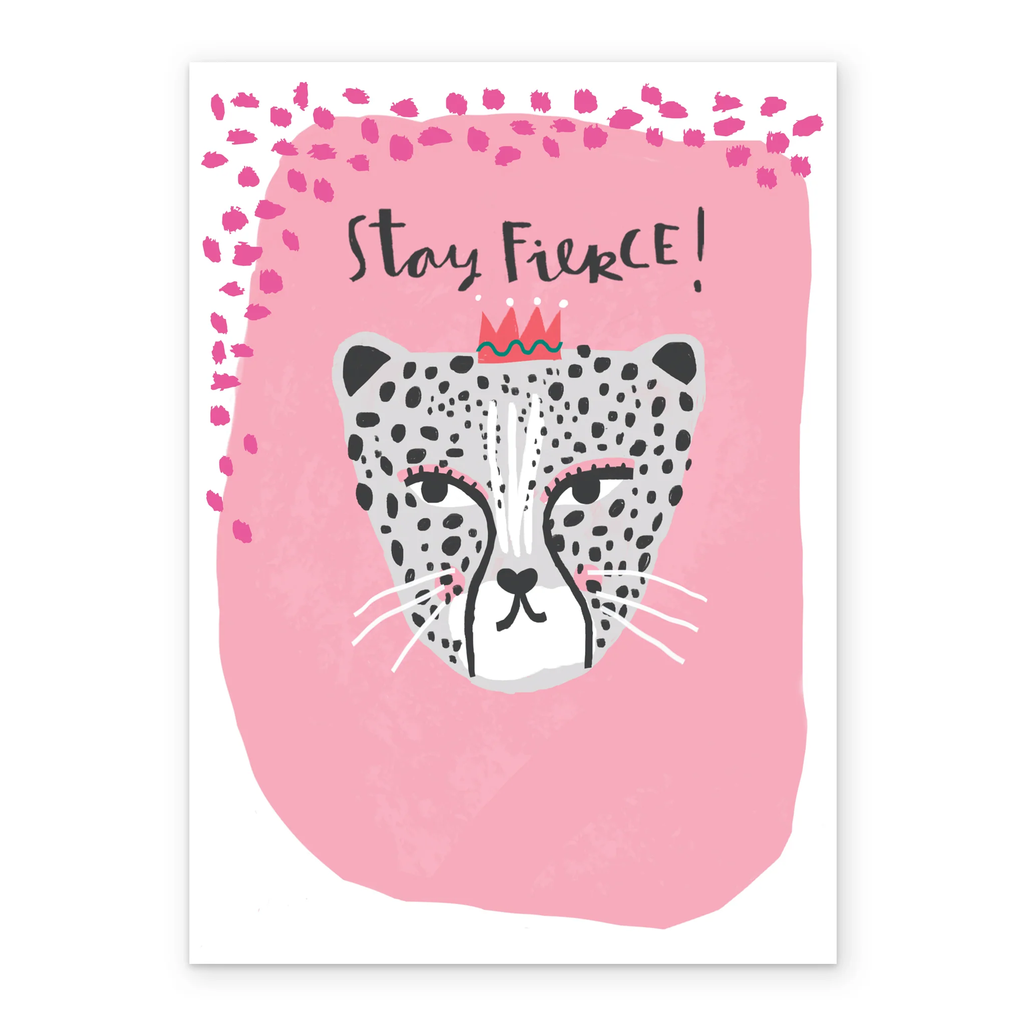 Personalised Stay Fierce Cheetah Birthday Card - Image 2