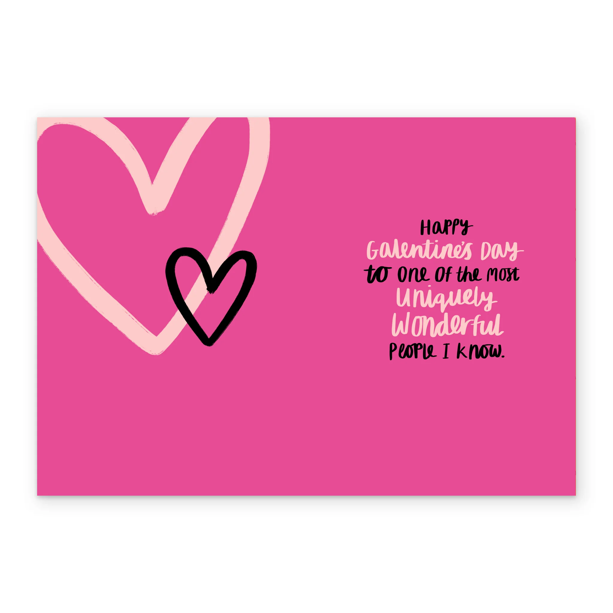 Personalised Strong Woman Friend Galentine's Day Card - Image 3