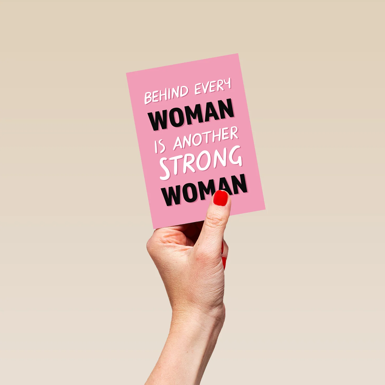 Personalised Strong Woman Mother's Day Card - Image 4