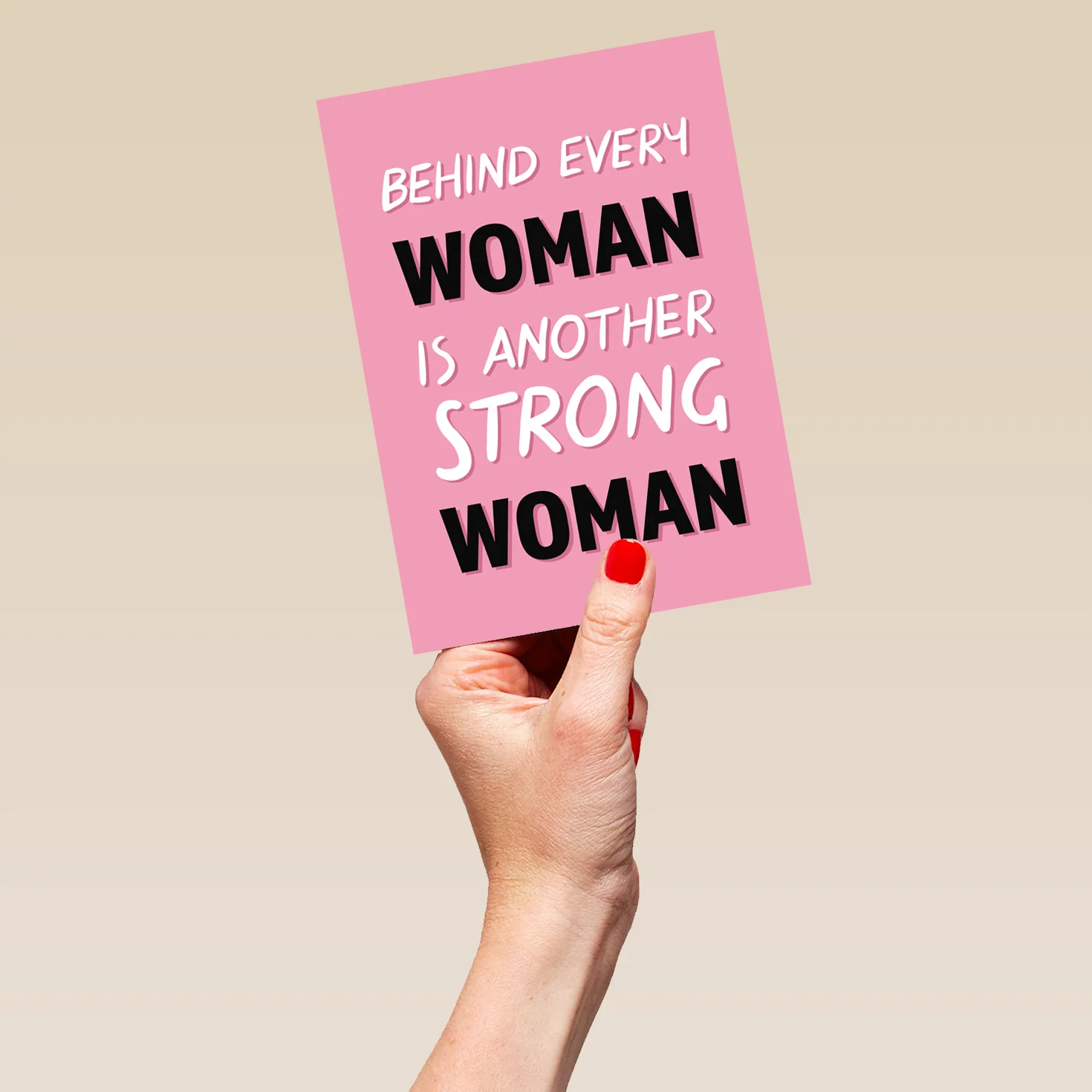 Personalised Strong Woman Mother's Day Card - Image 5