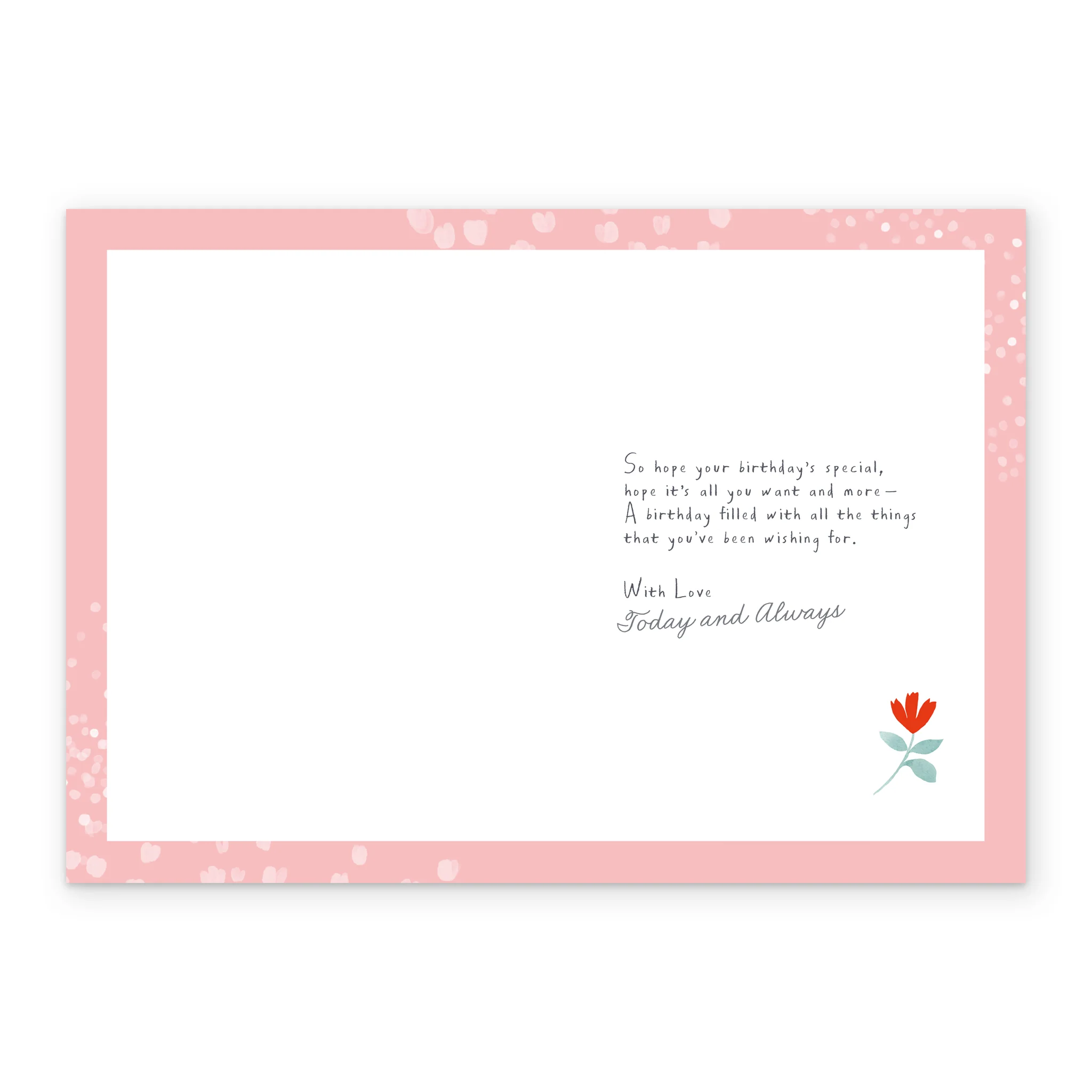 Personalised Sugared Almonds Birthday Card for Mum - Afternoon Tea Design - Image 3