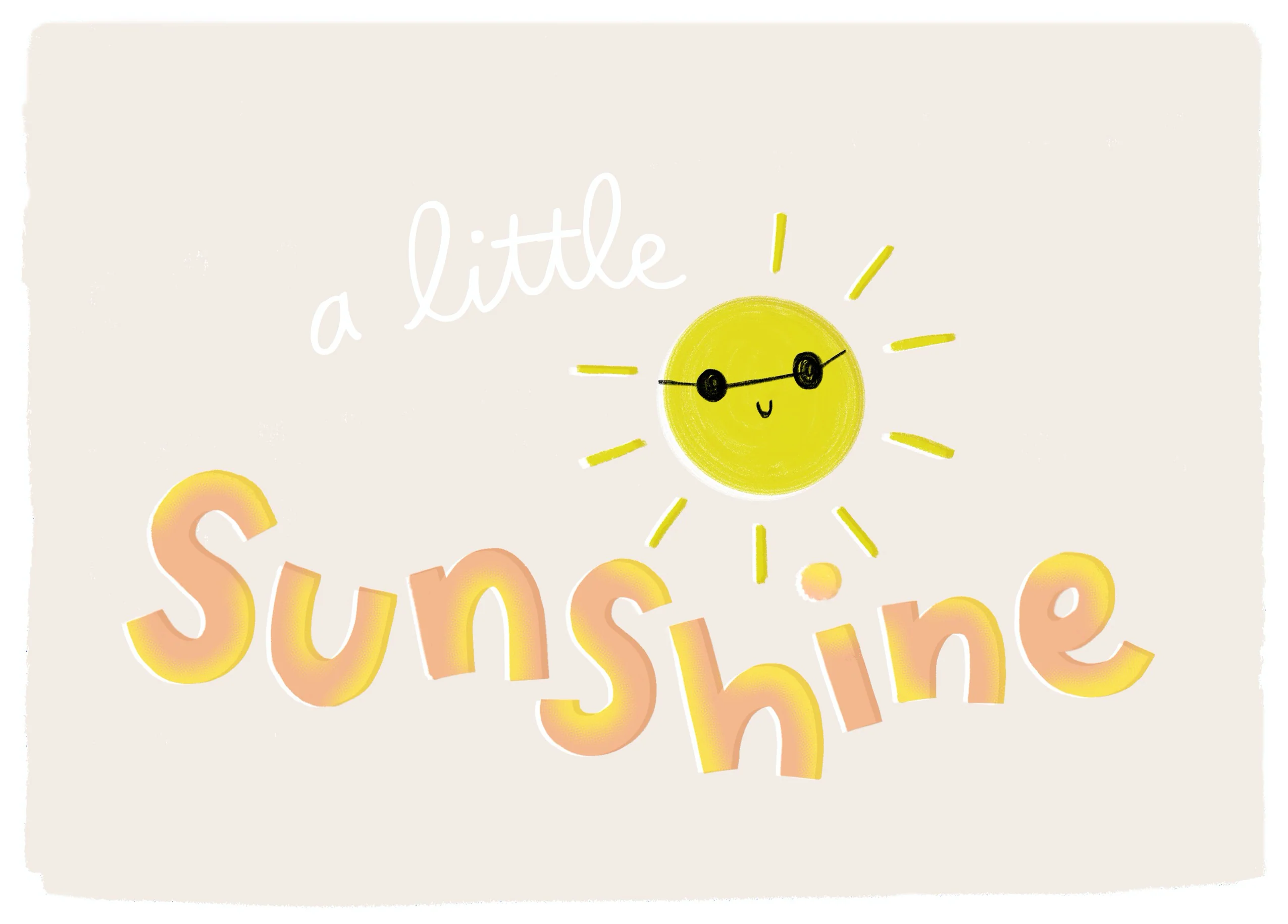 Personalised Sunshine Card