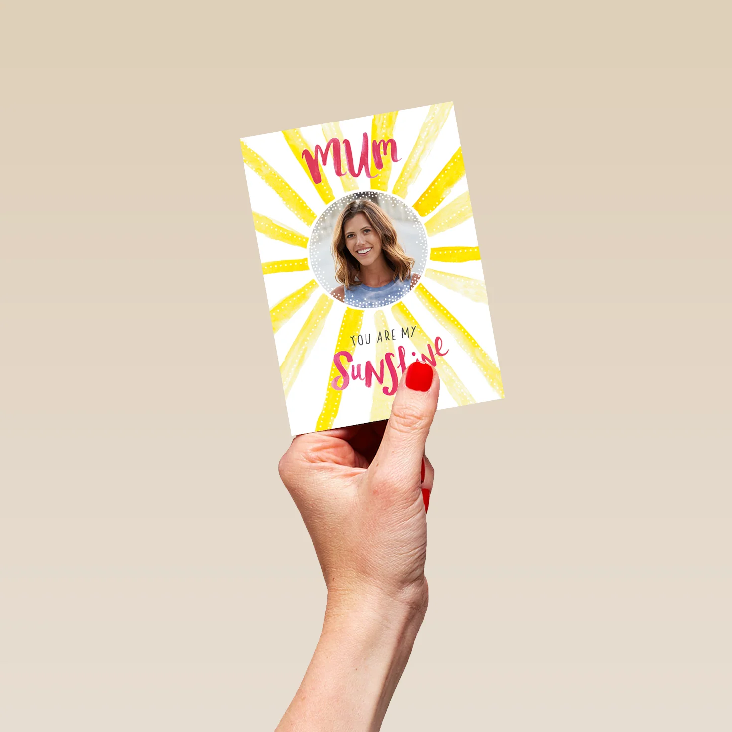 Personalised Sunshine Design For Mum Photo Card - Image 4