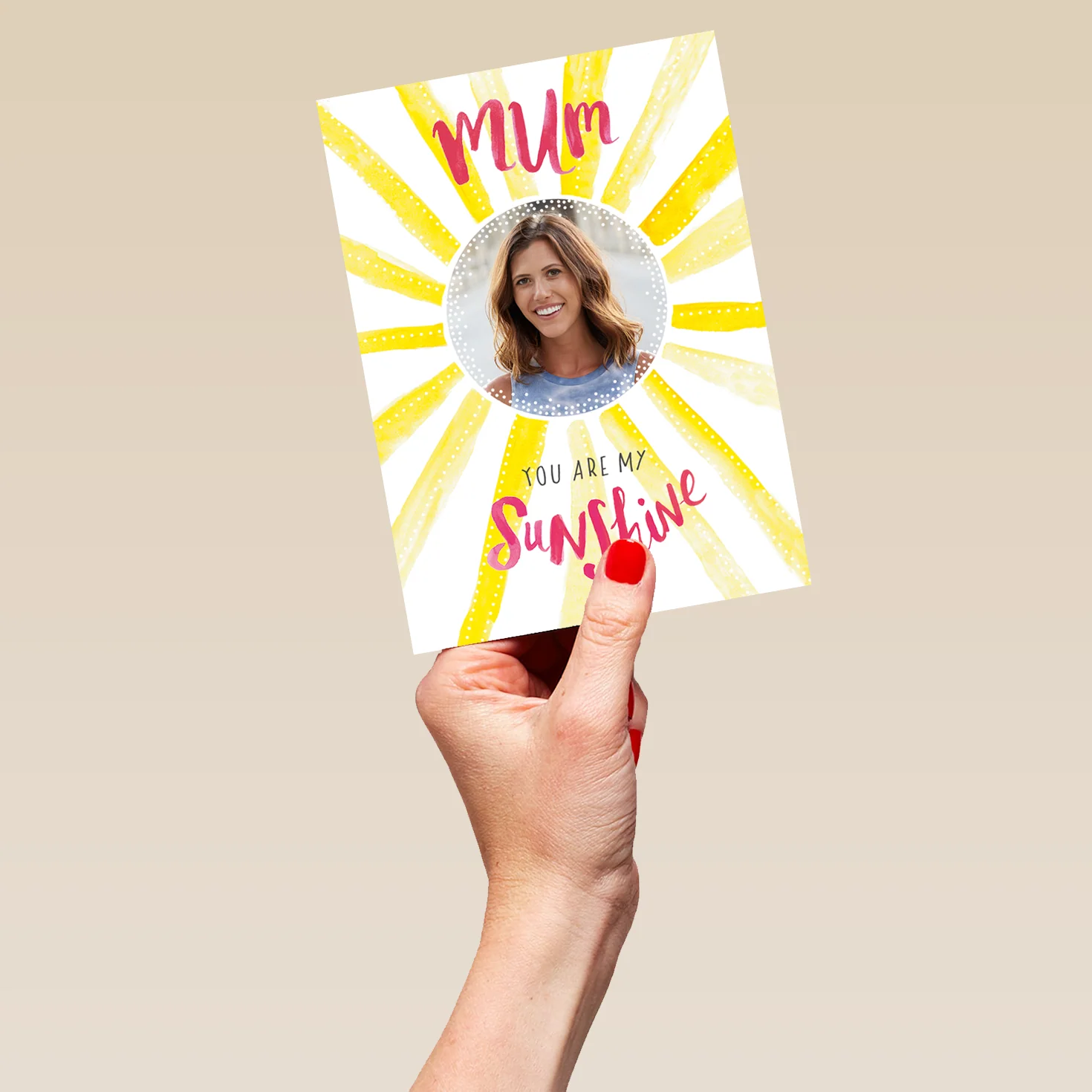 Personalised Sunshine Design For Mum Photo Card - Image 5