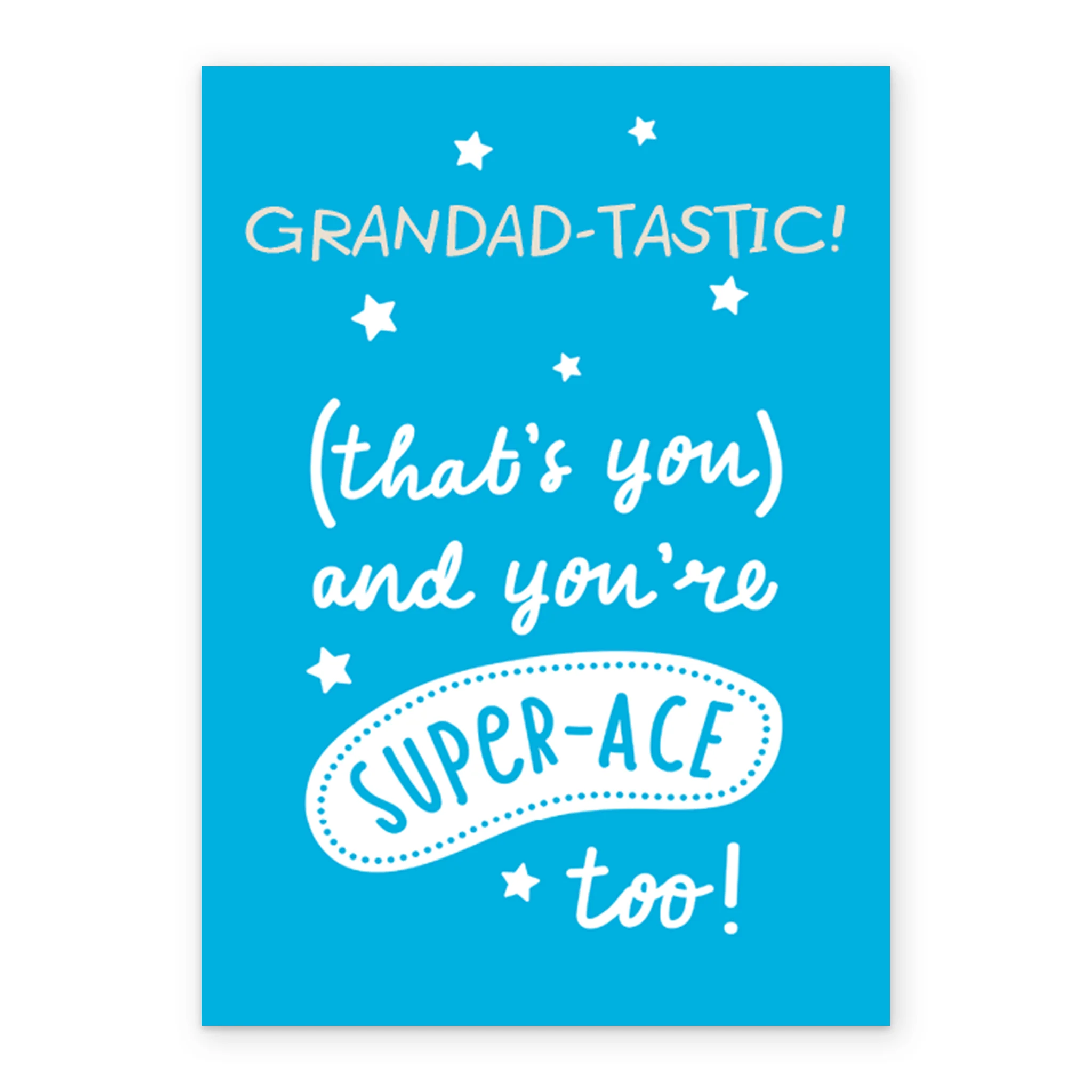 Personalised Super Ace Grandad Father's Day Card - Image 2