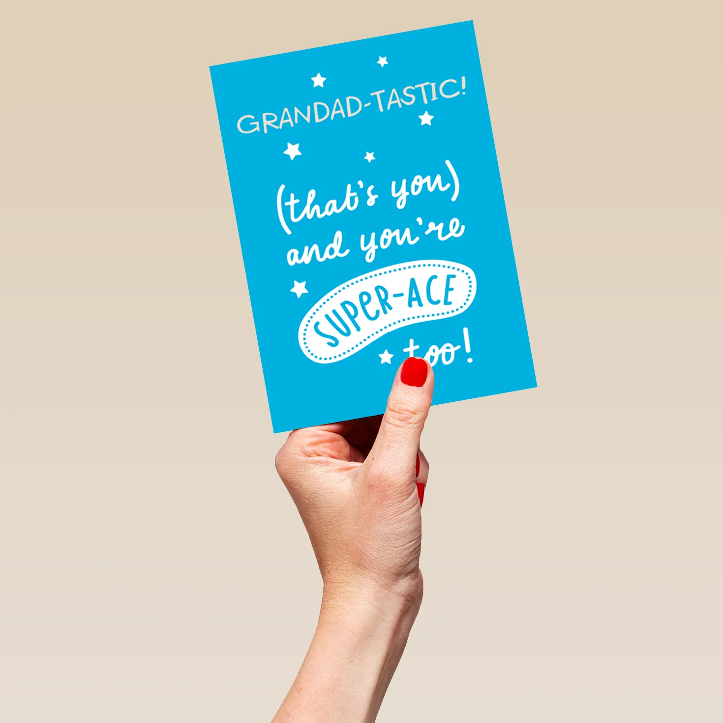 Personalised Super Ace Grandad Father's Day Card - Image 5
