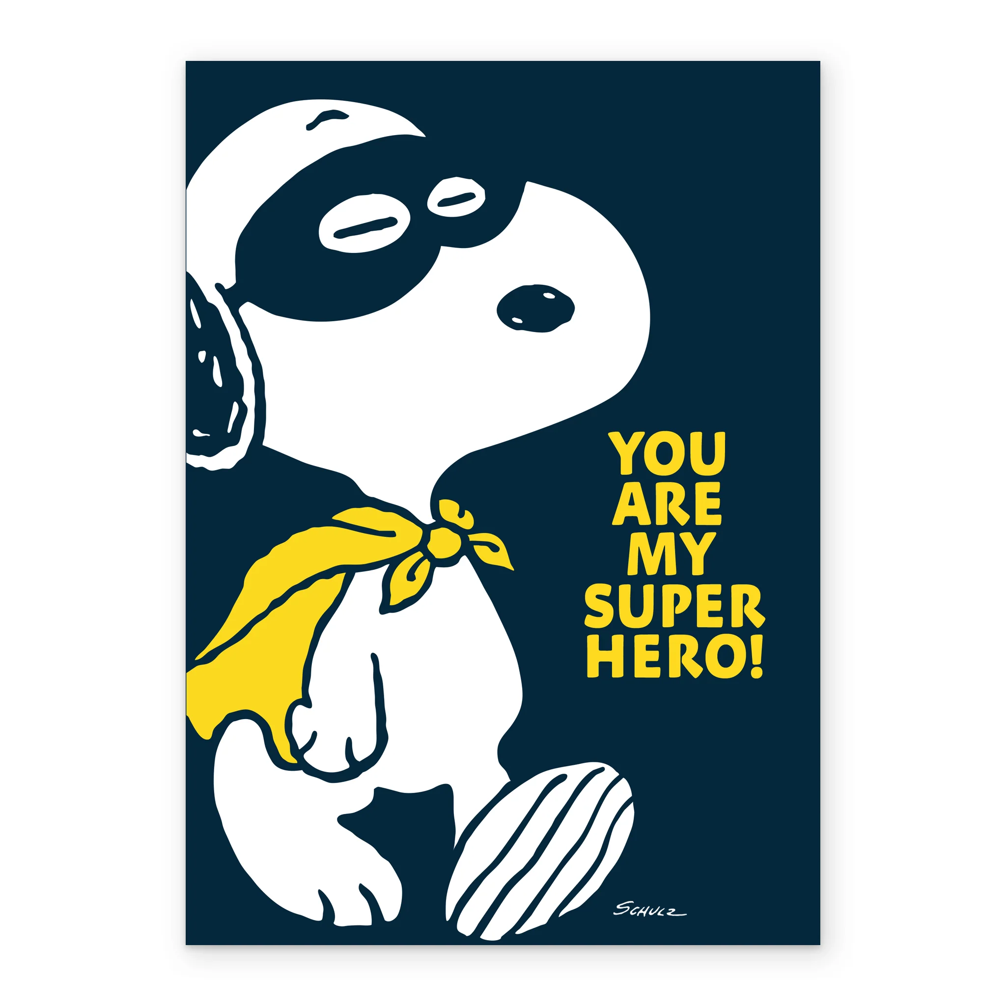 Personalised Superhero SNOOPY Father's Day Card - Image 2