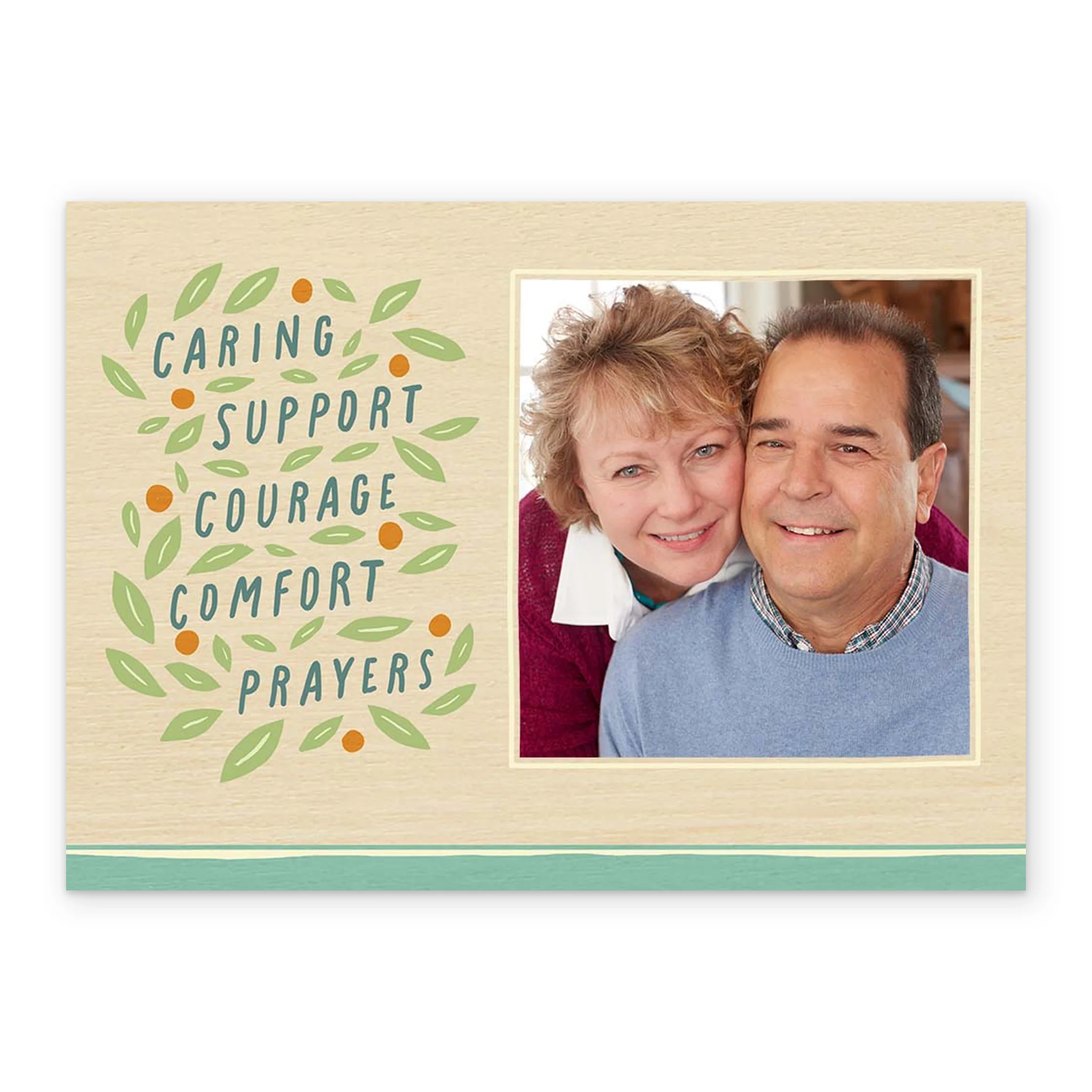 Personalised Sympathy & Prayers Sympathy Photo Card - Image 2