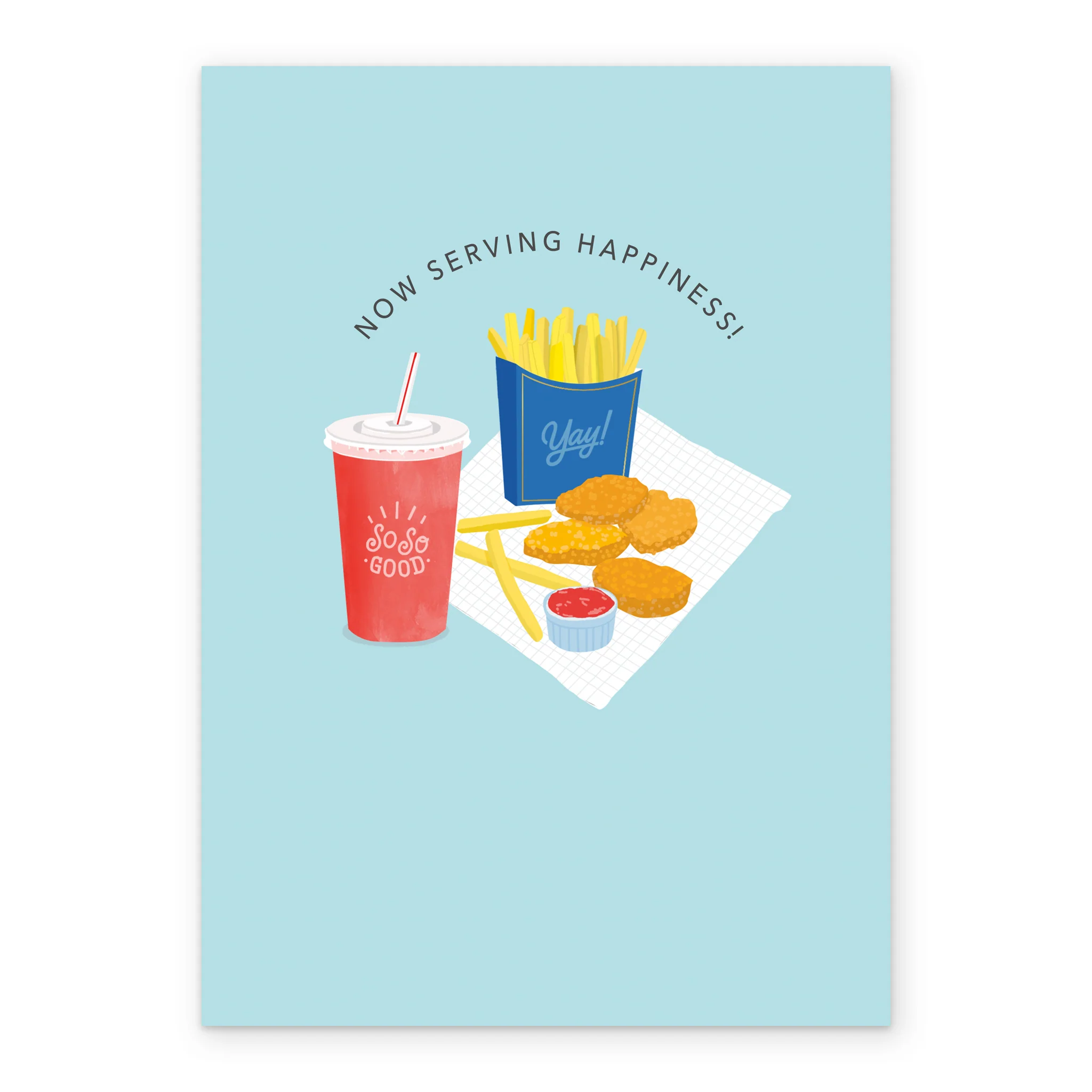 Personalised Take-Out Nuggets Design Birthday Card - Image 2