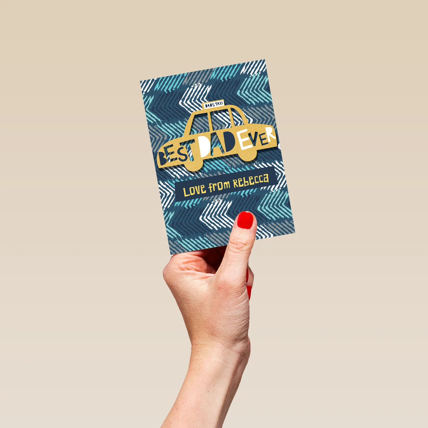 Personalised Taxi Service Birthday Card For Dad - Image 4