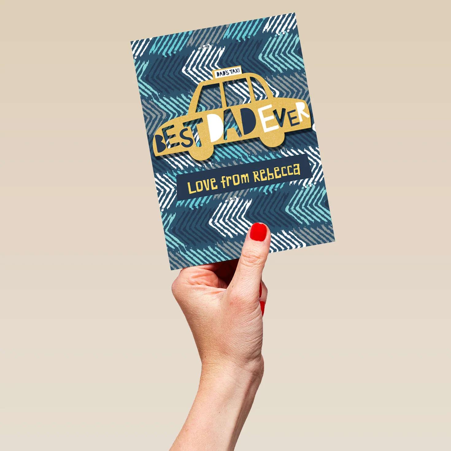 Personalised Taxi Service Birthday Card For Dad - Image 5
