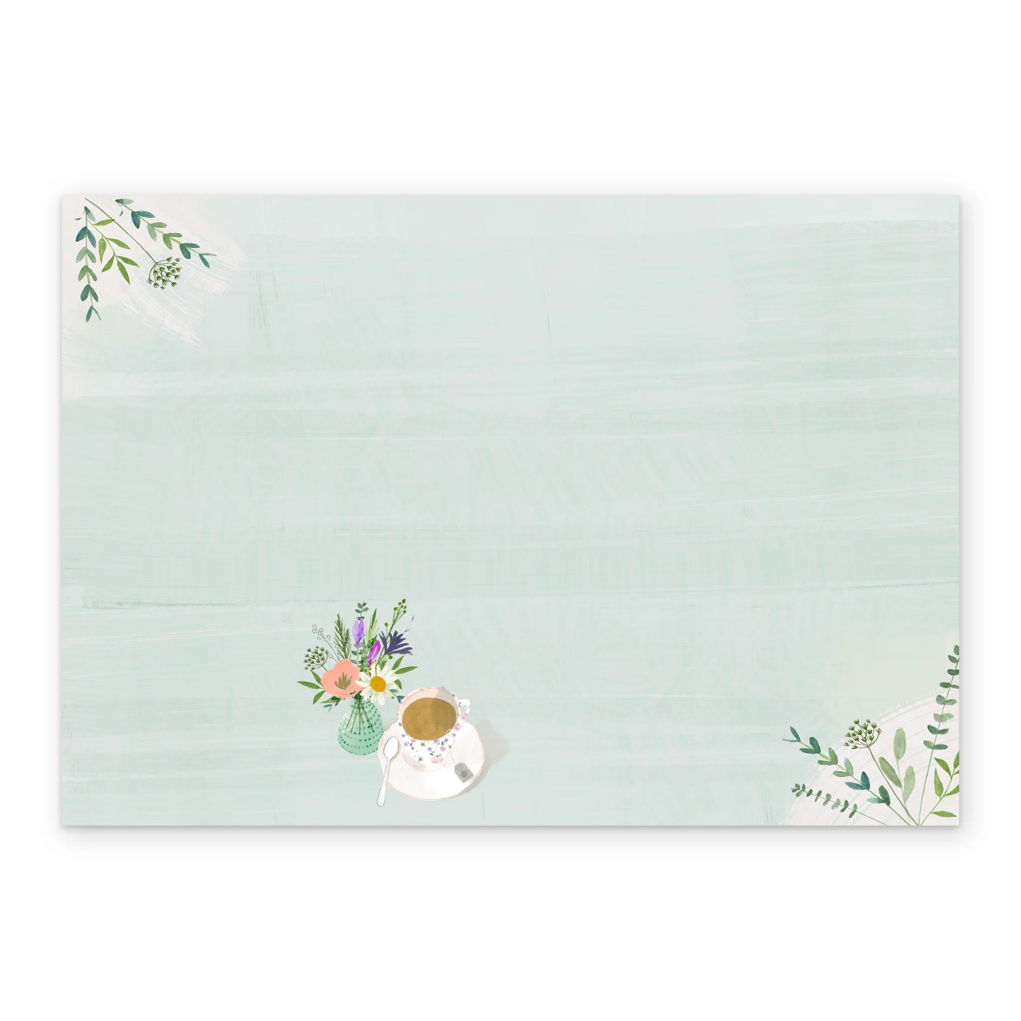 Personalised Tea & Florals Get Well Soon Card - Image 3