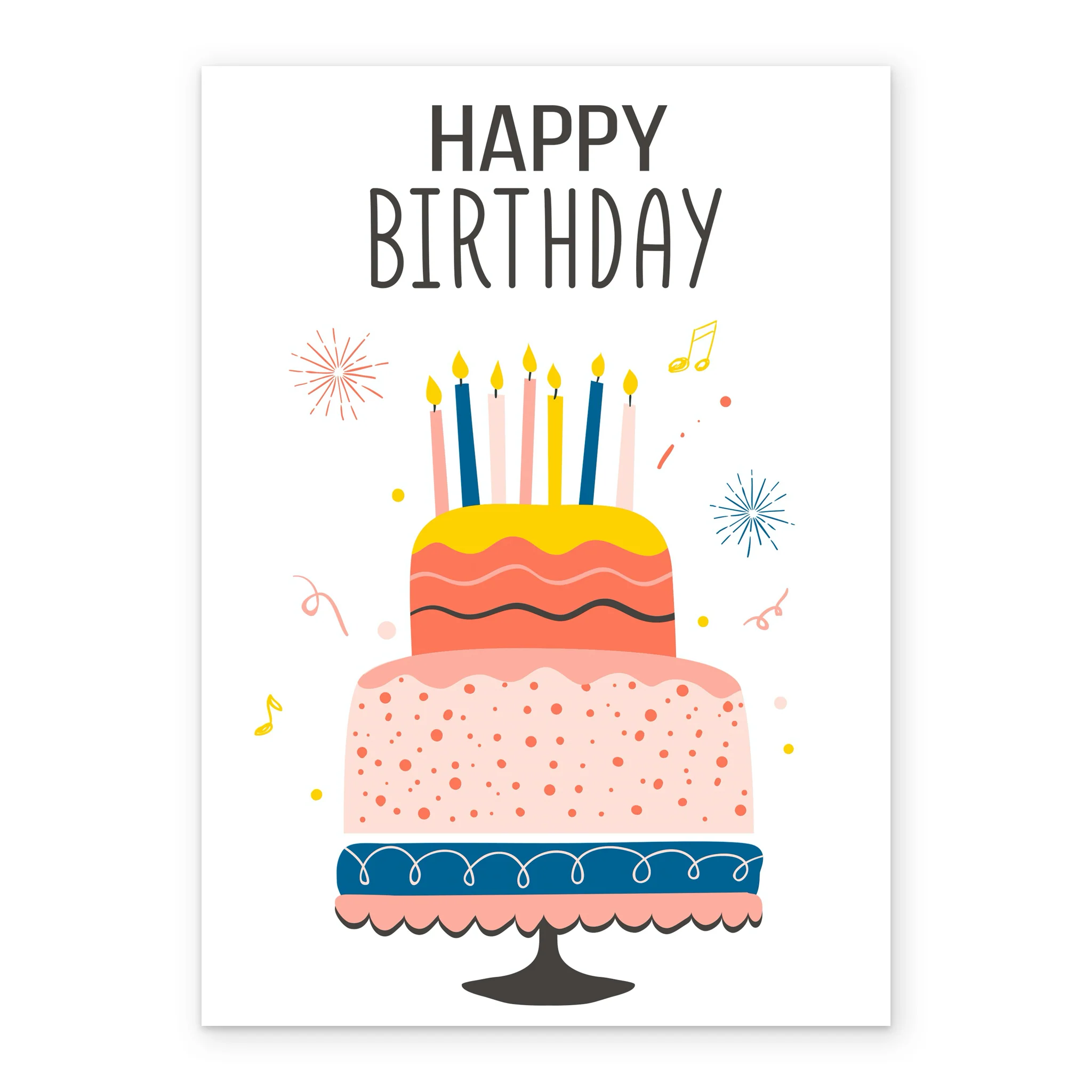 Personalised Teenage Girl Birthday Cake Card - Image 2